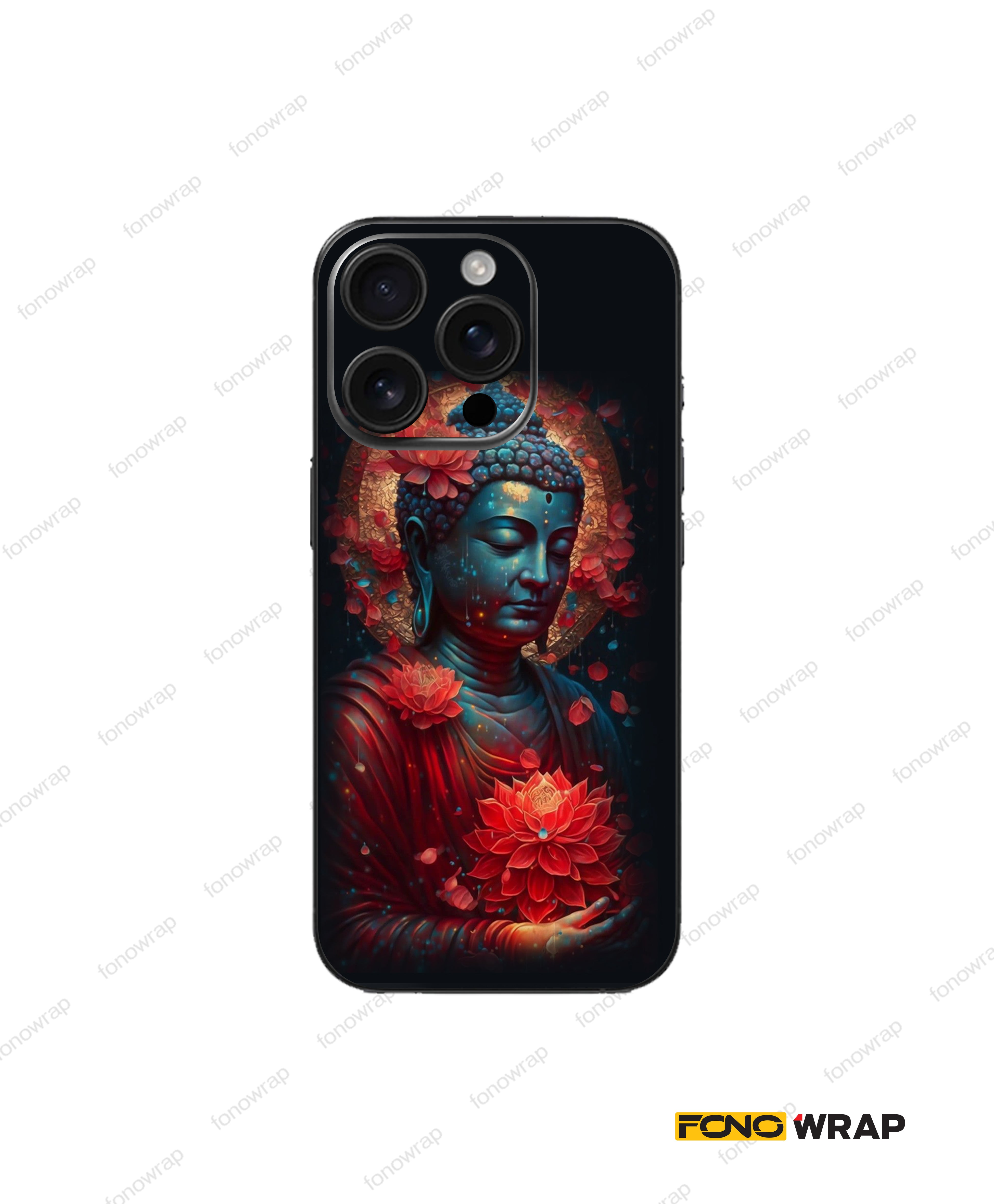 Budha 3D Embossed Mobile Skin