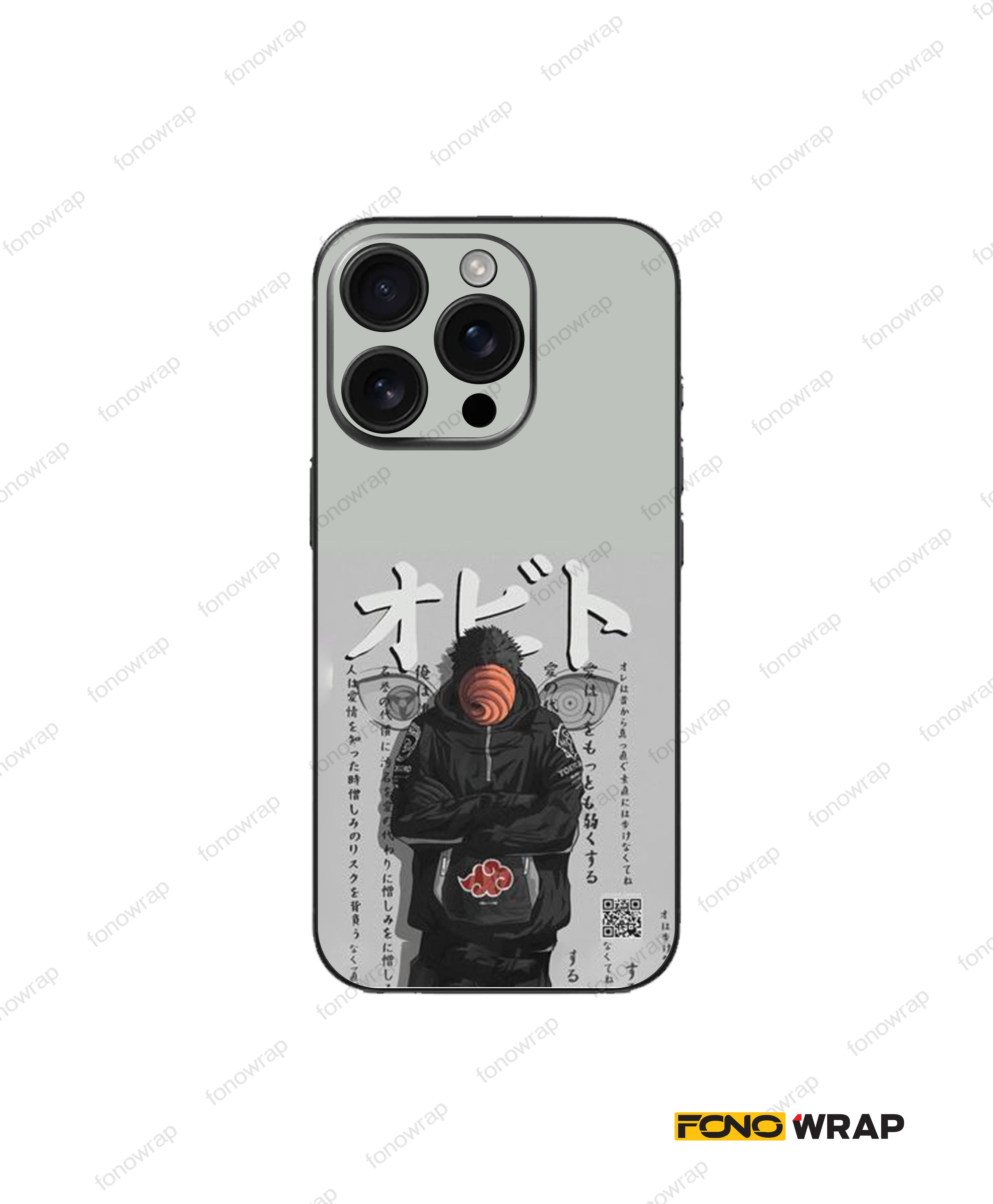 Obito Uchiha 3D Embossed Mobile Skin