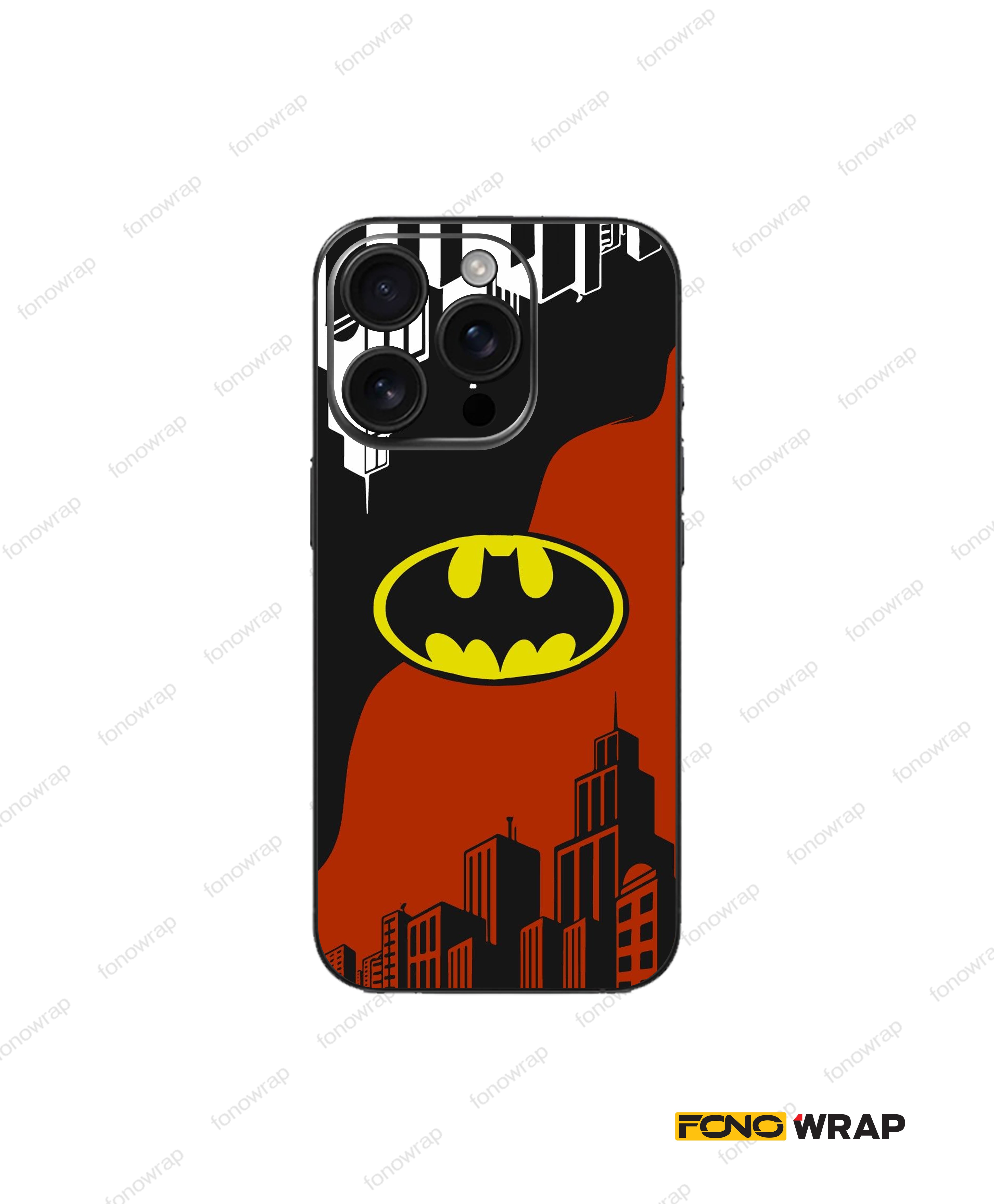 Batman Badge 3D Embossed Mobile Skin