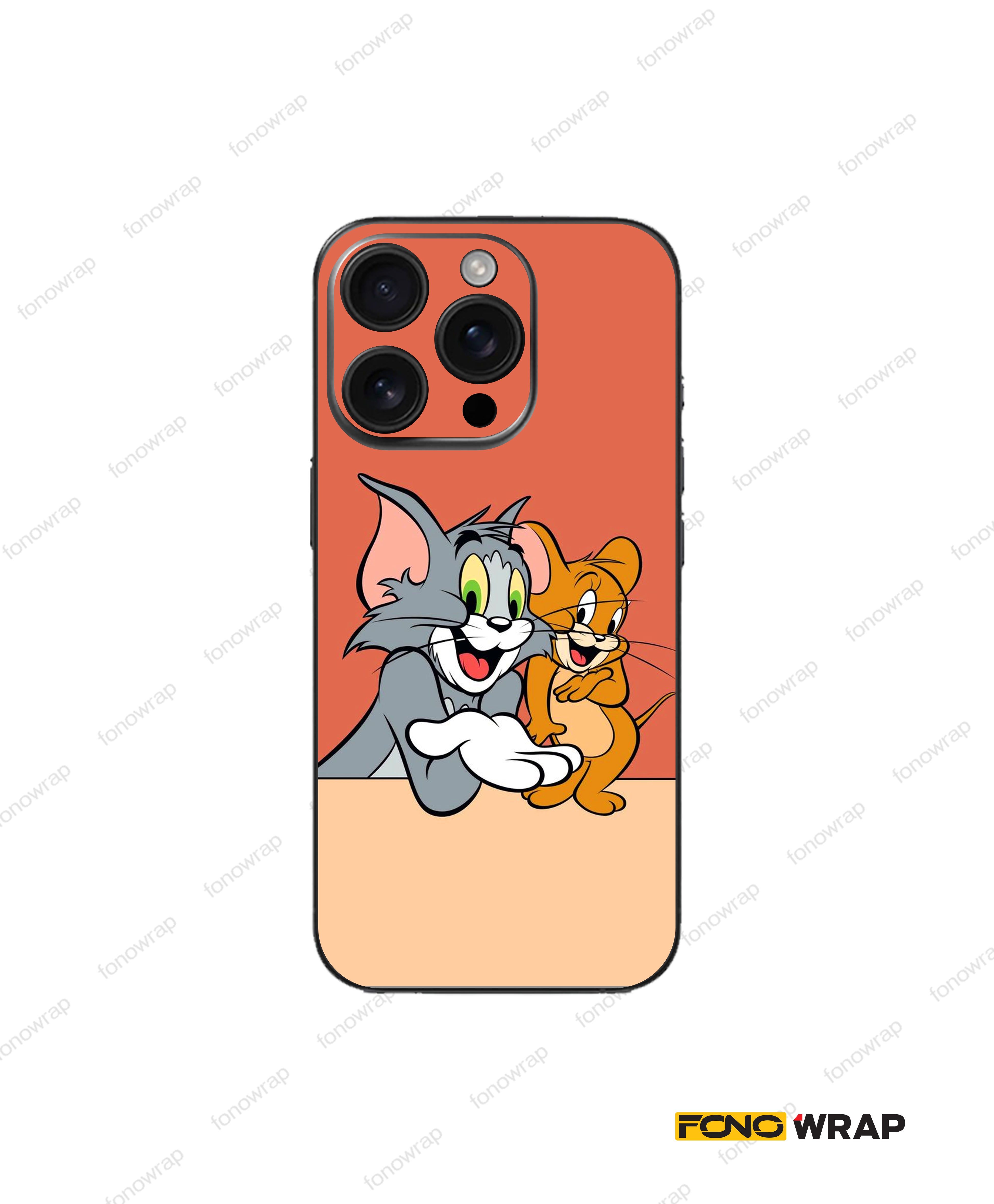Tom & Jerry 3D Embossed Mobile Skin