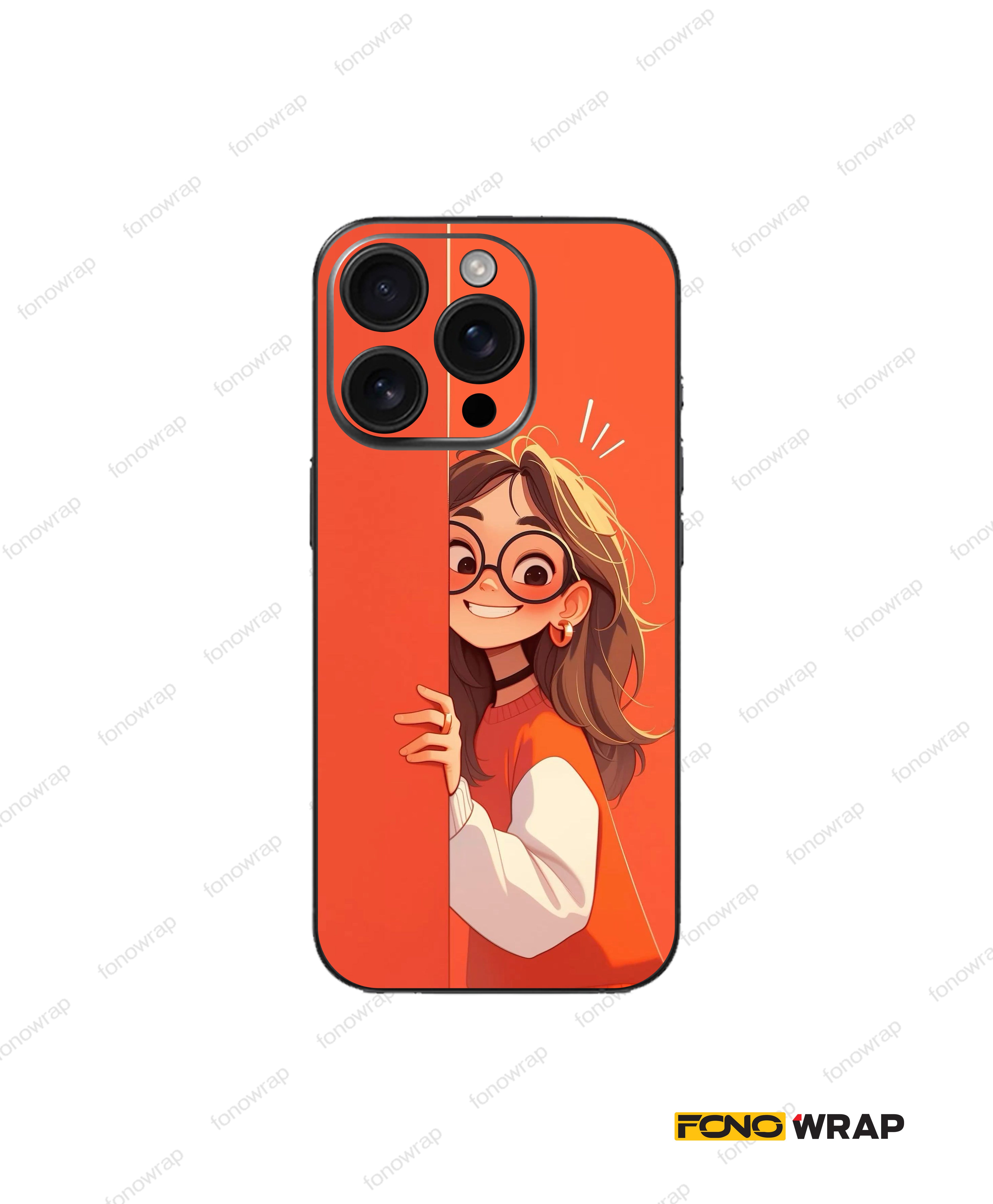 Cute Girly 3D Embossed Mobile Skin