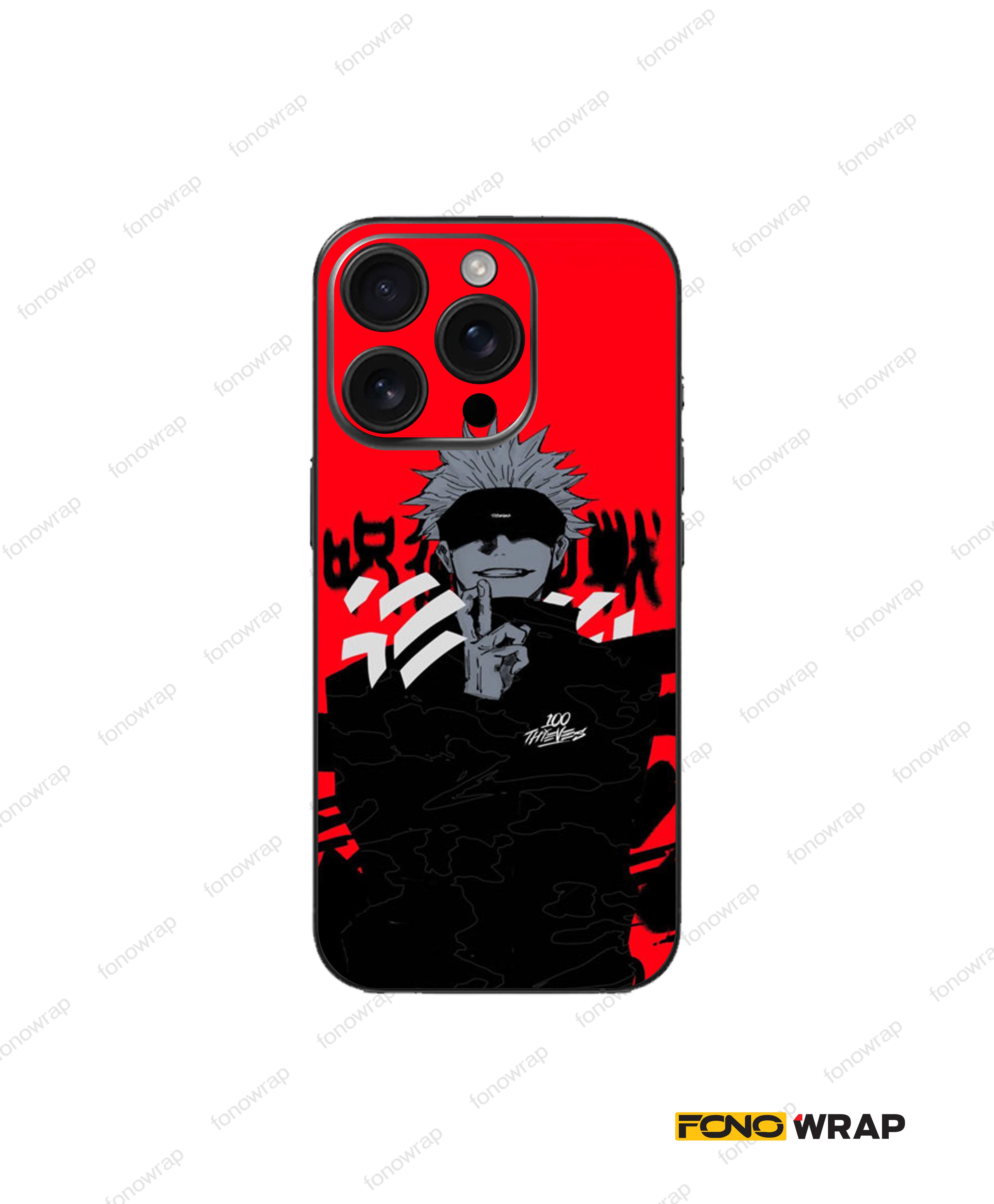 Satoru Gojo 3D Embossed Mobile Skin