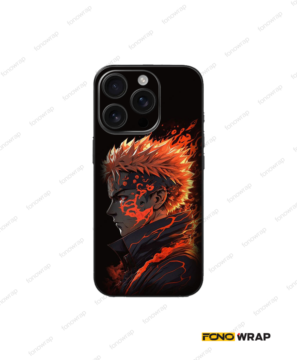Sukuna Embossed Mobile Skin