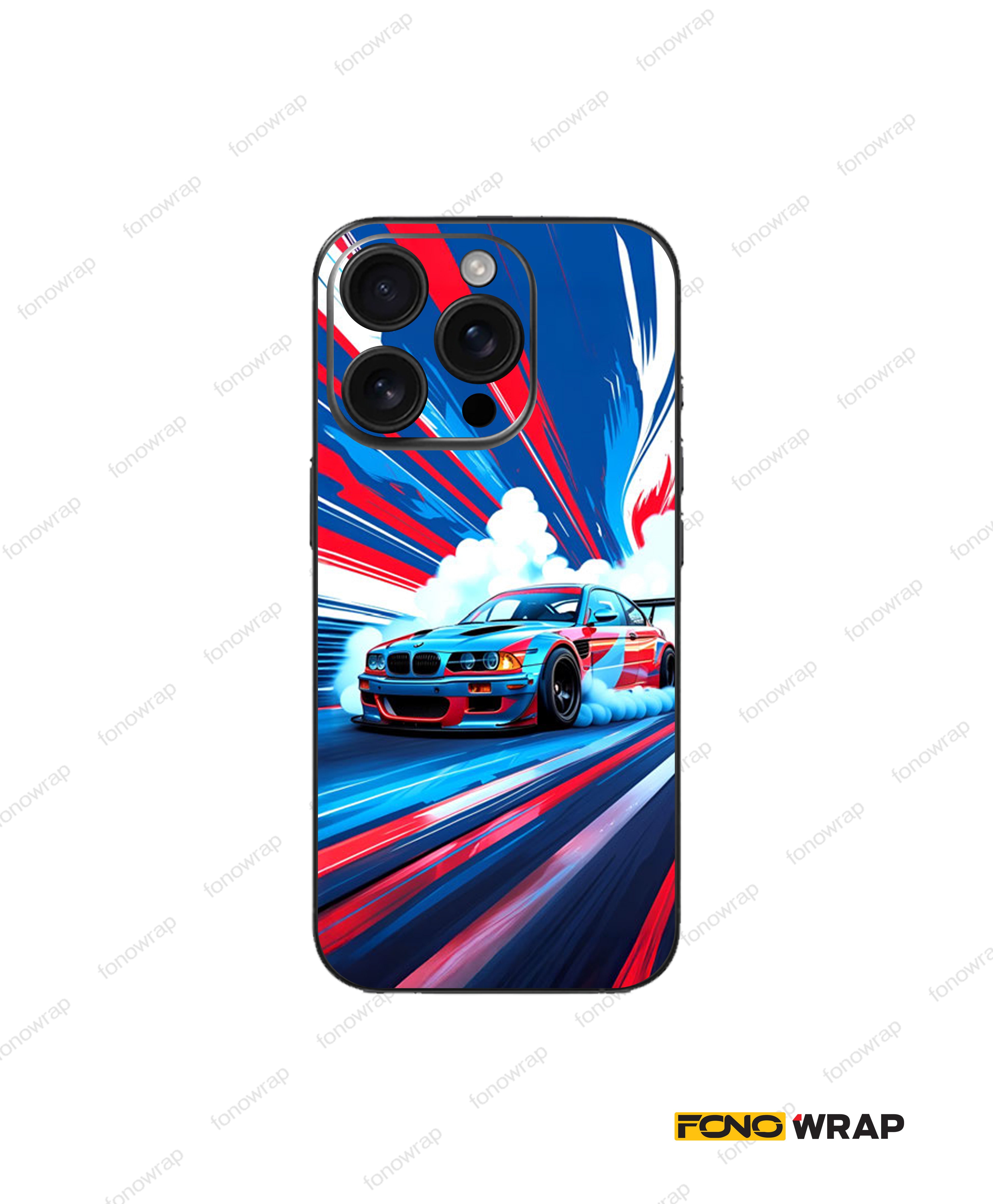 BMW Car 3D Embossed Mobile Skin