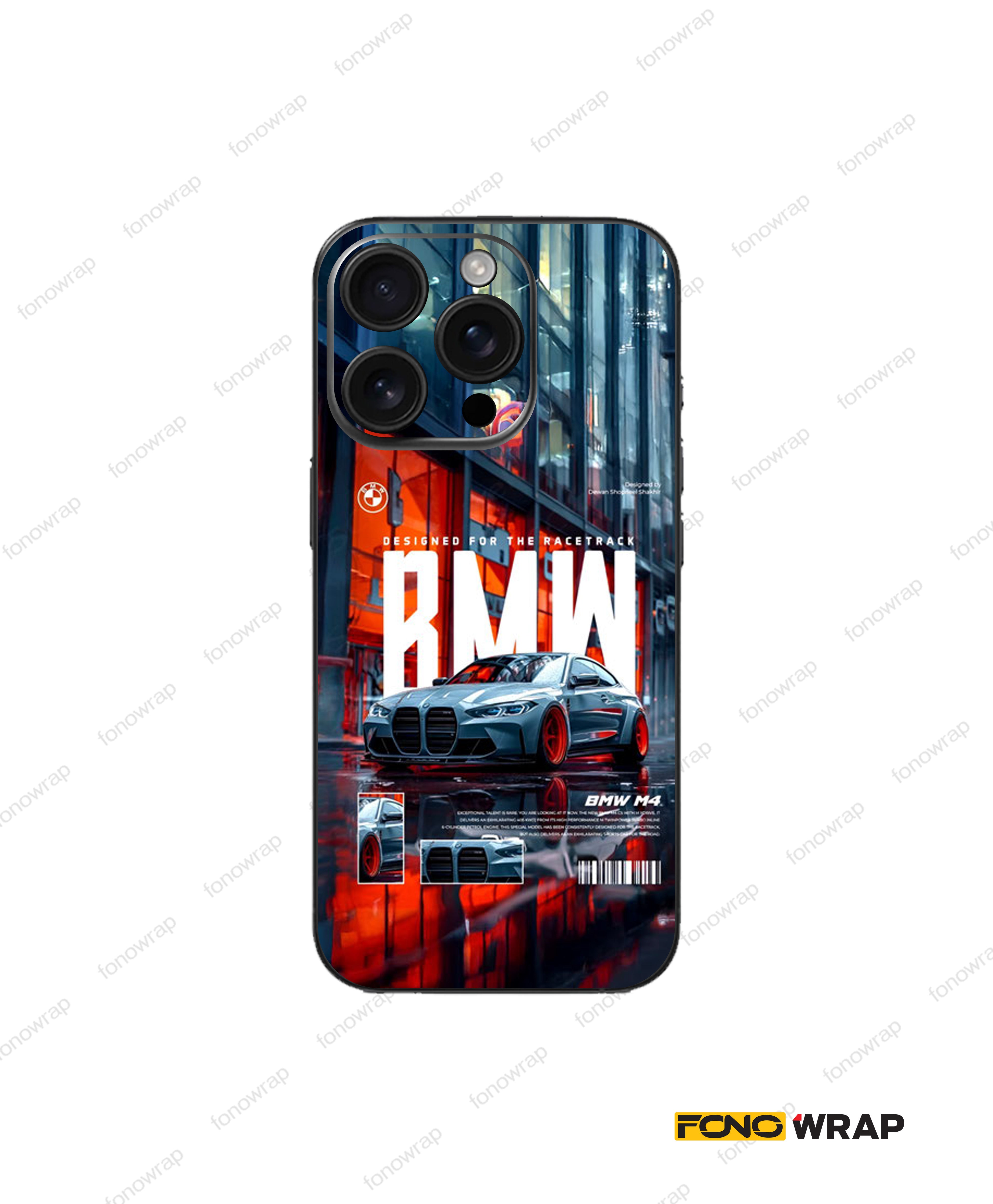 BMW 01 3D Embossed Mobile Skin