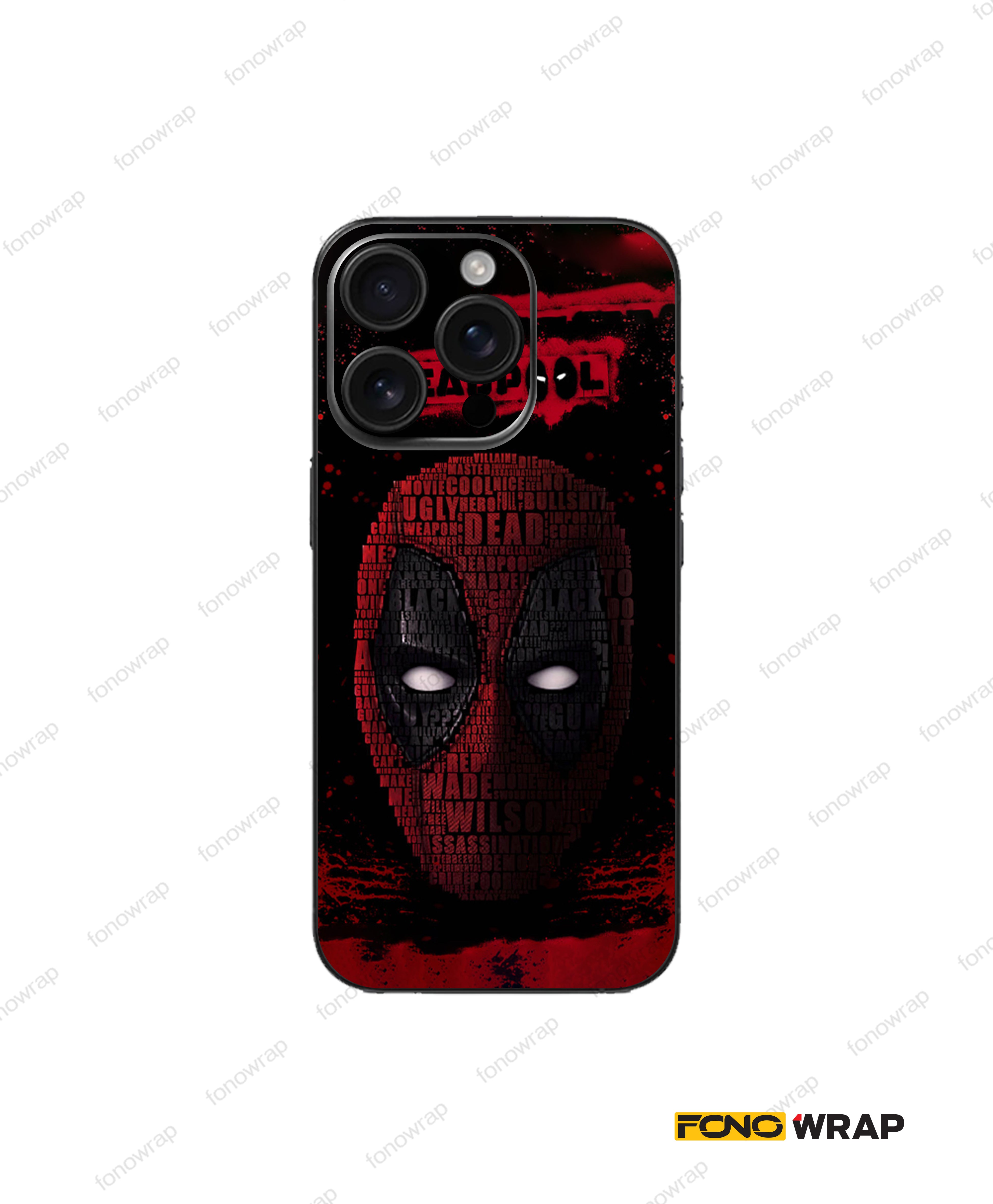 Bloodshot 3D Embossed Mobile Skin