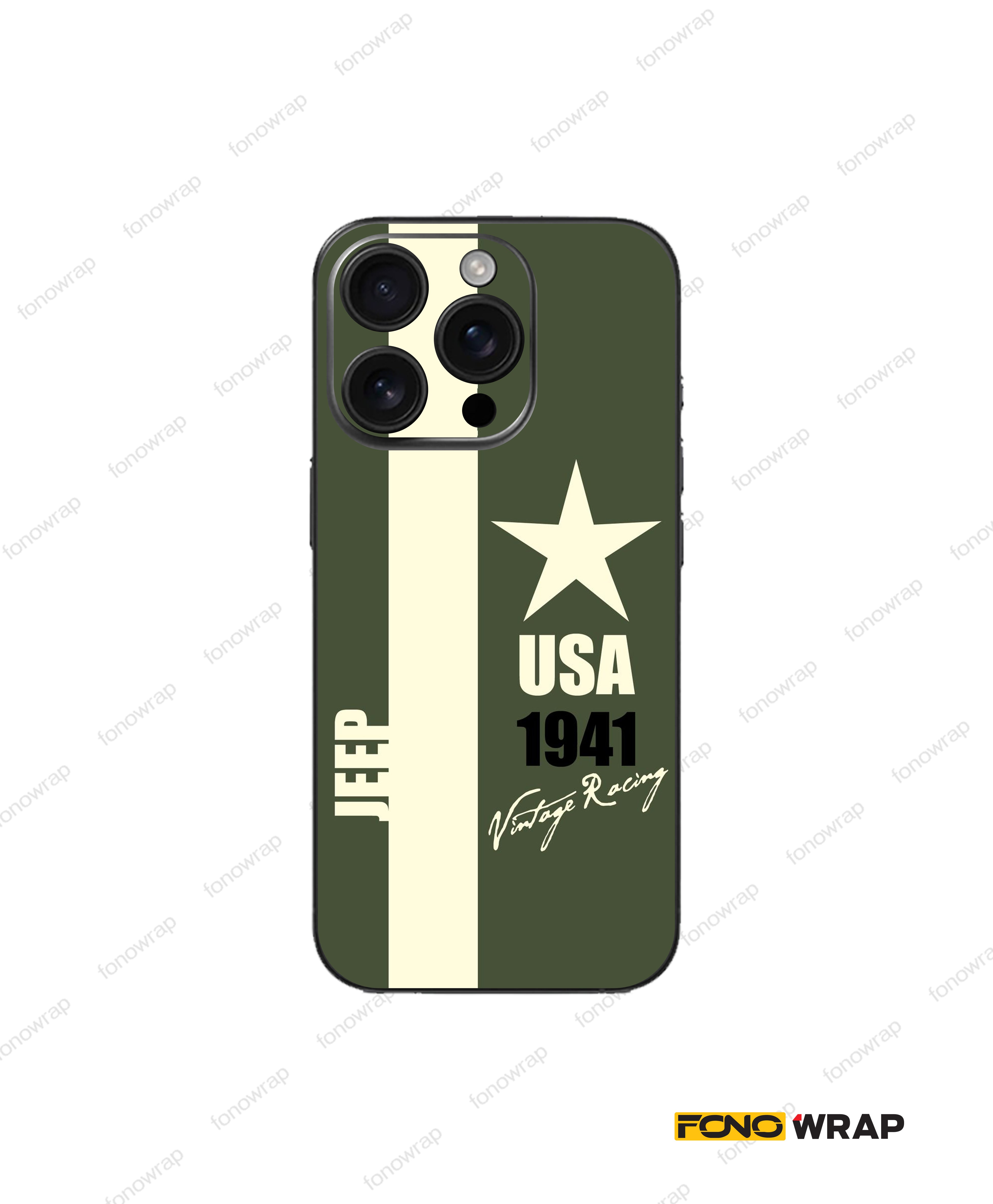 J-Jeeps 3D Embossed Mobile Skin