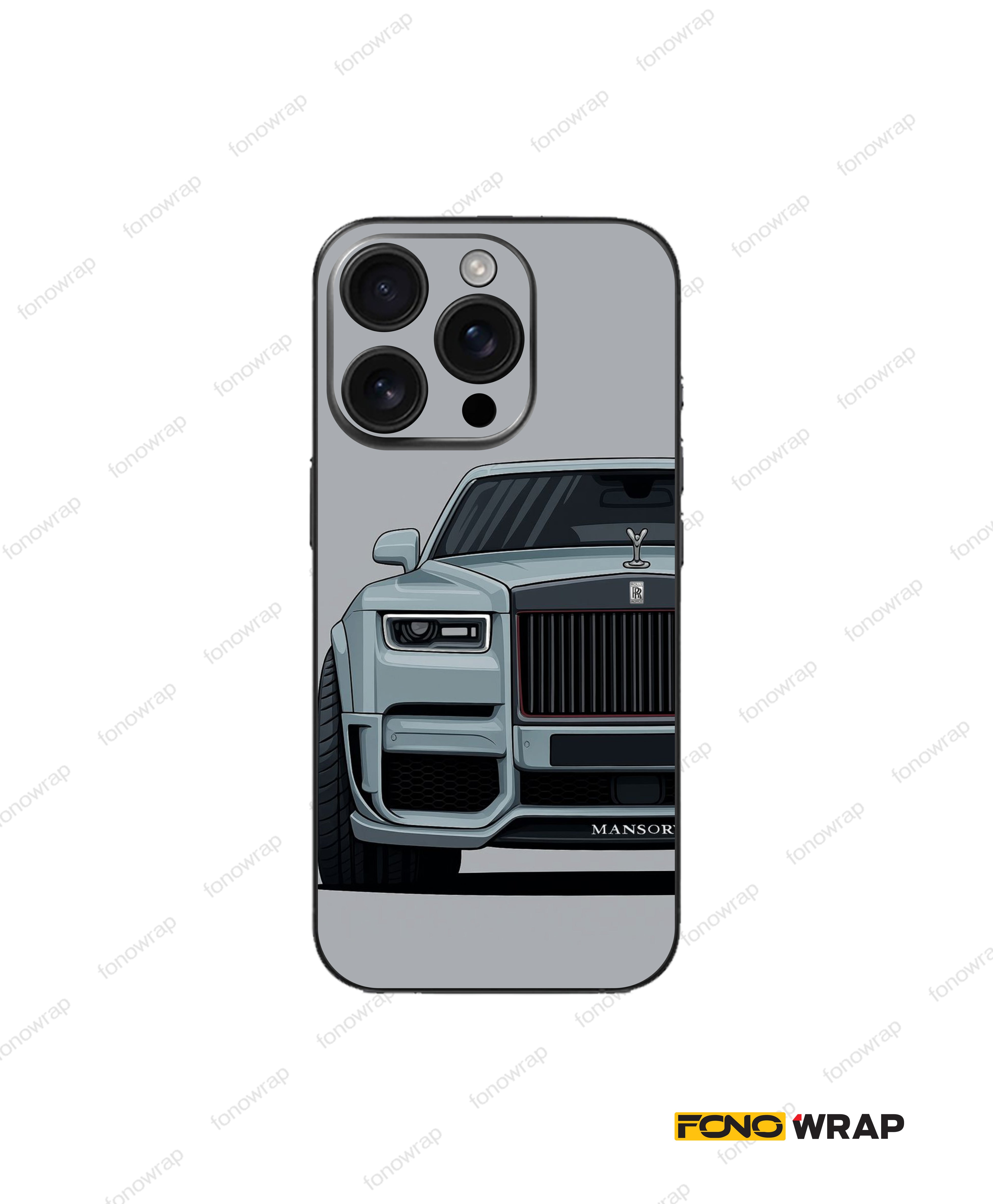 Rolls-Royce Car 3D Embossed Mobile Skin