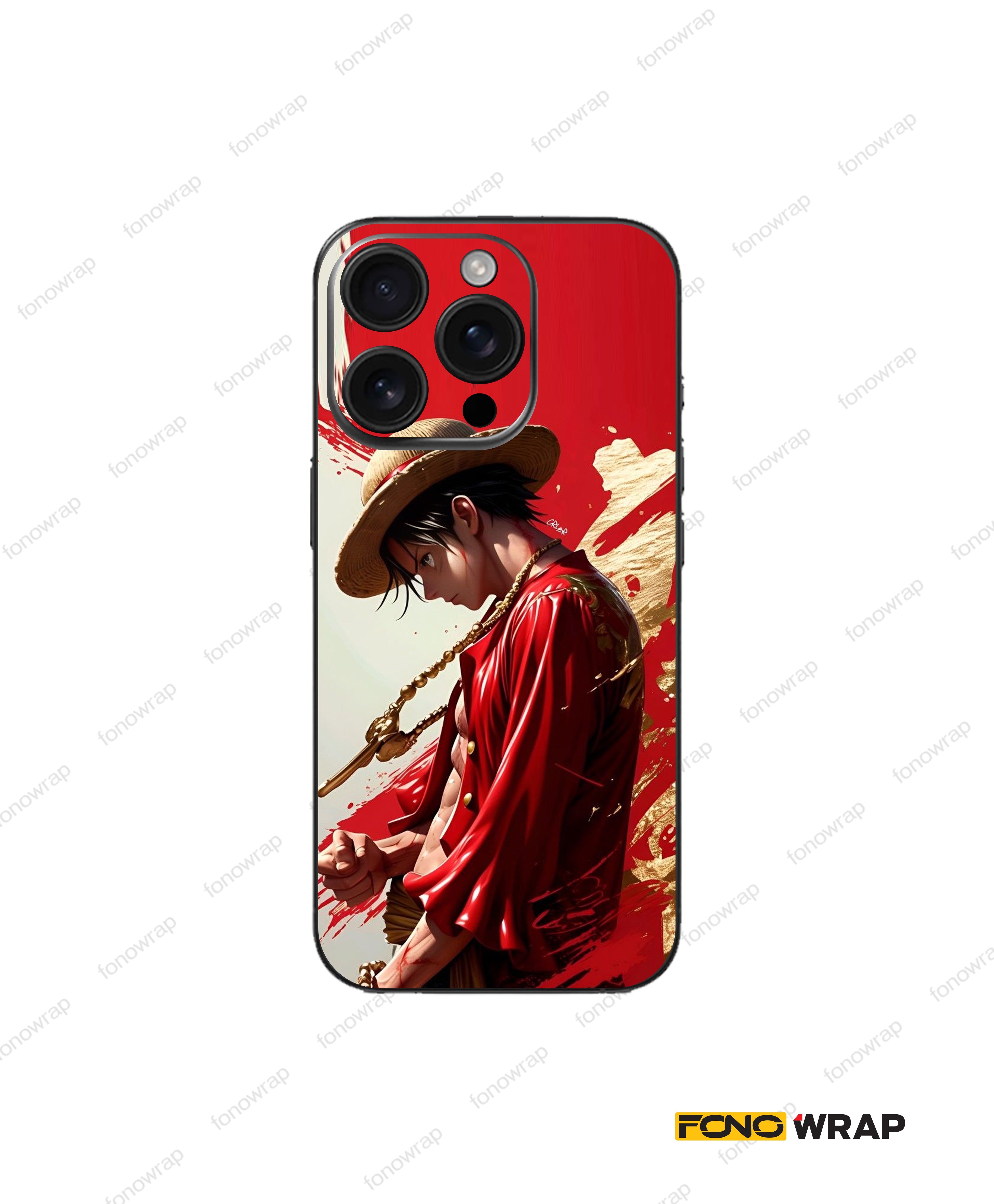 Luffy 3D Embossed Mobile Skin