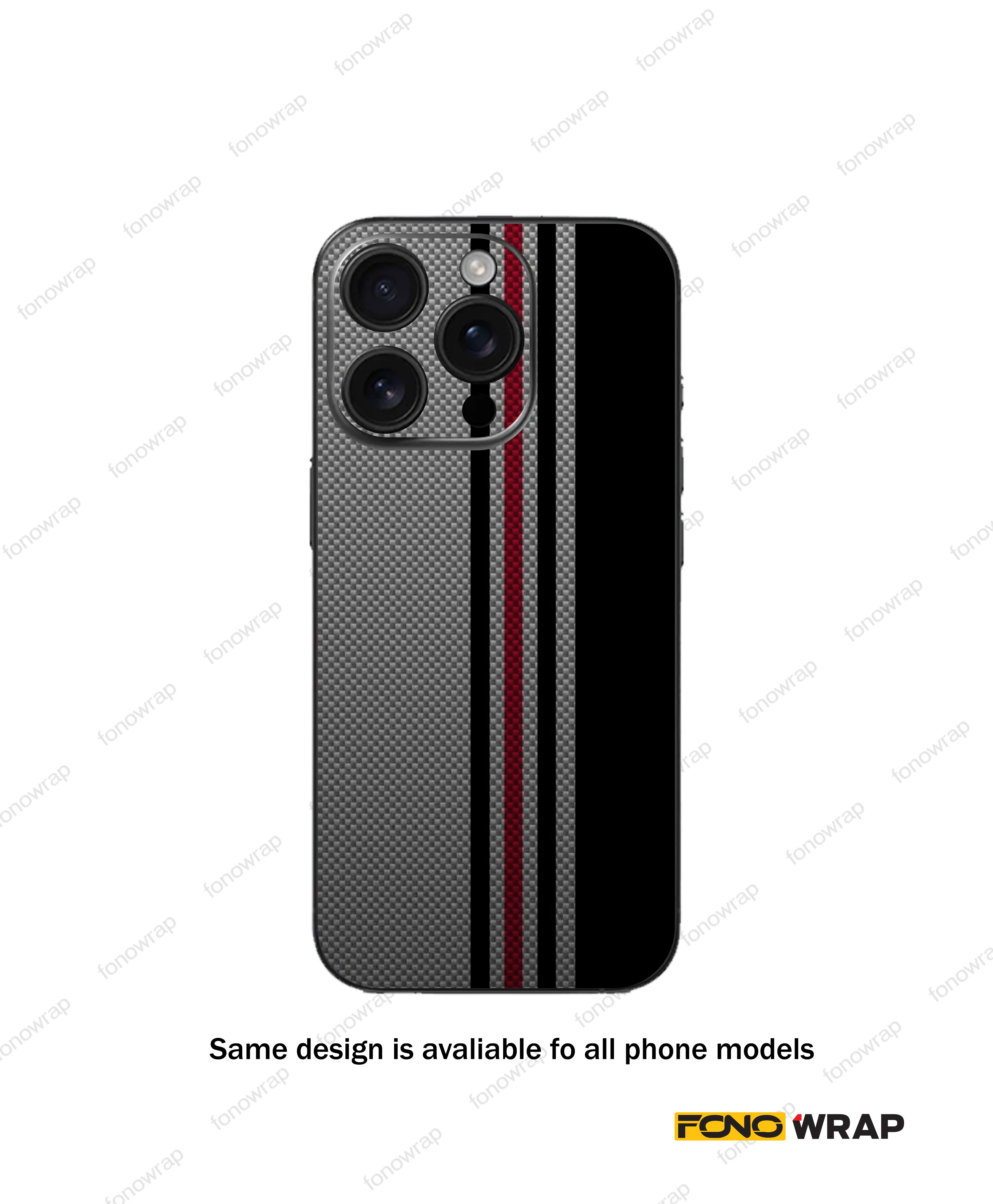 Strips 3D Embossed Mobile Skin