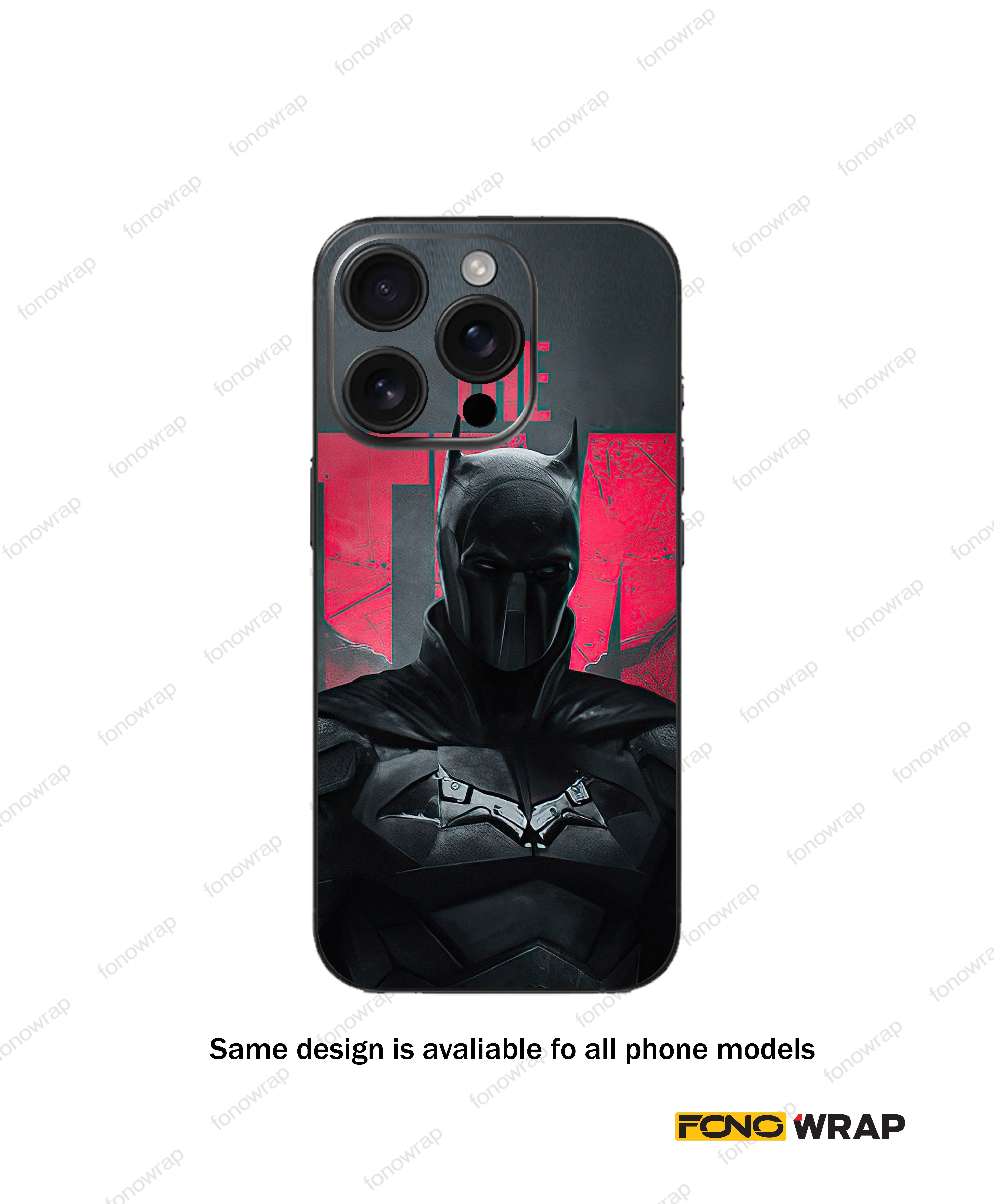 The Bat 3D Embossed Mobile Skin