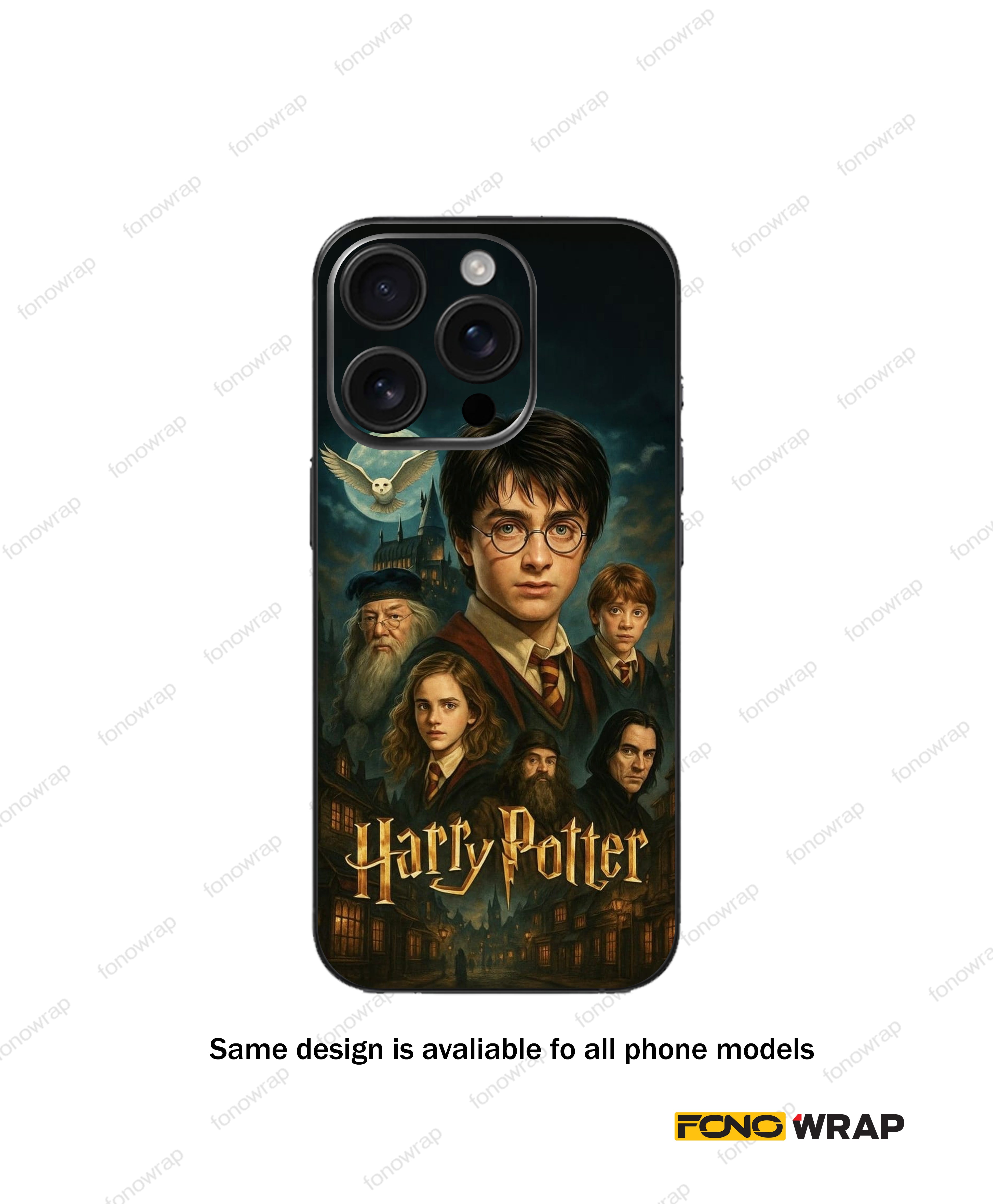 Harry Potter 3D Embossed Mobile Skin