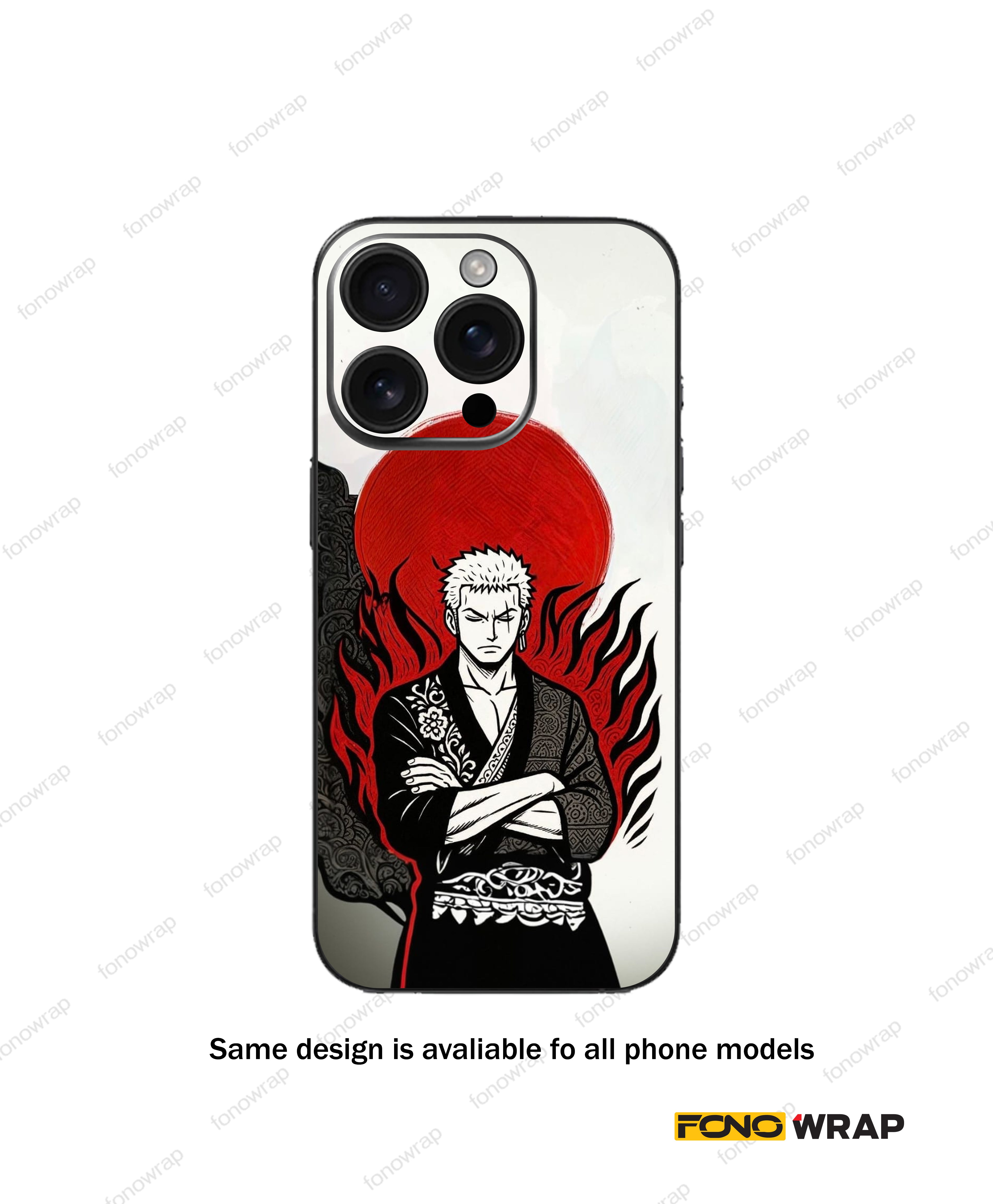 Roronoa Zoro 3D Embossed Mobile Skin