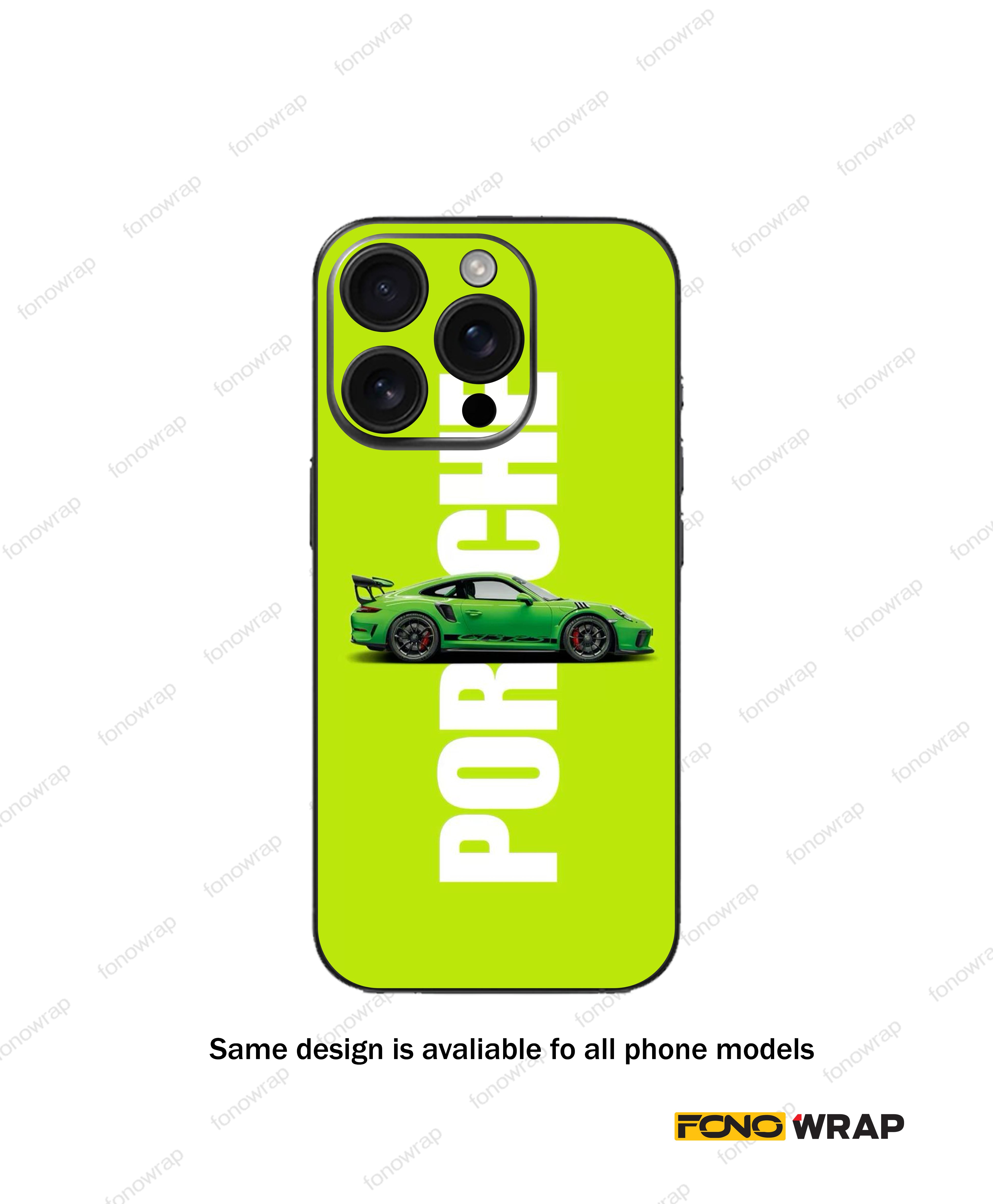 GT3 RS 3D Embossed Mobile Skin