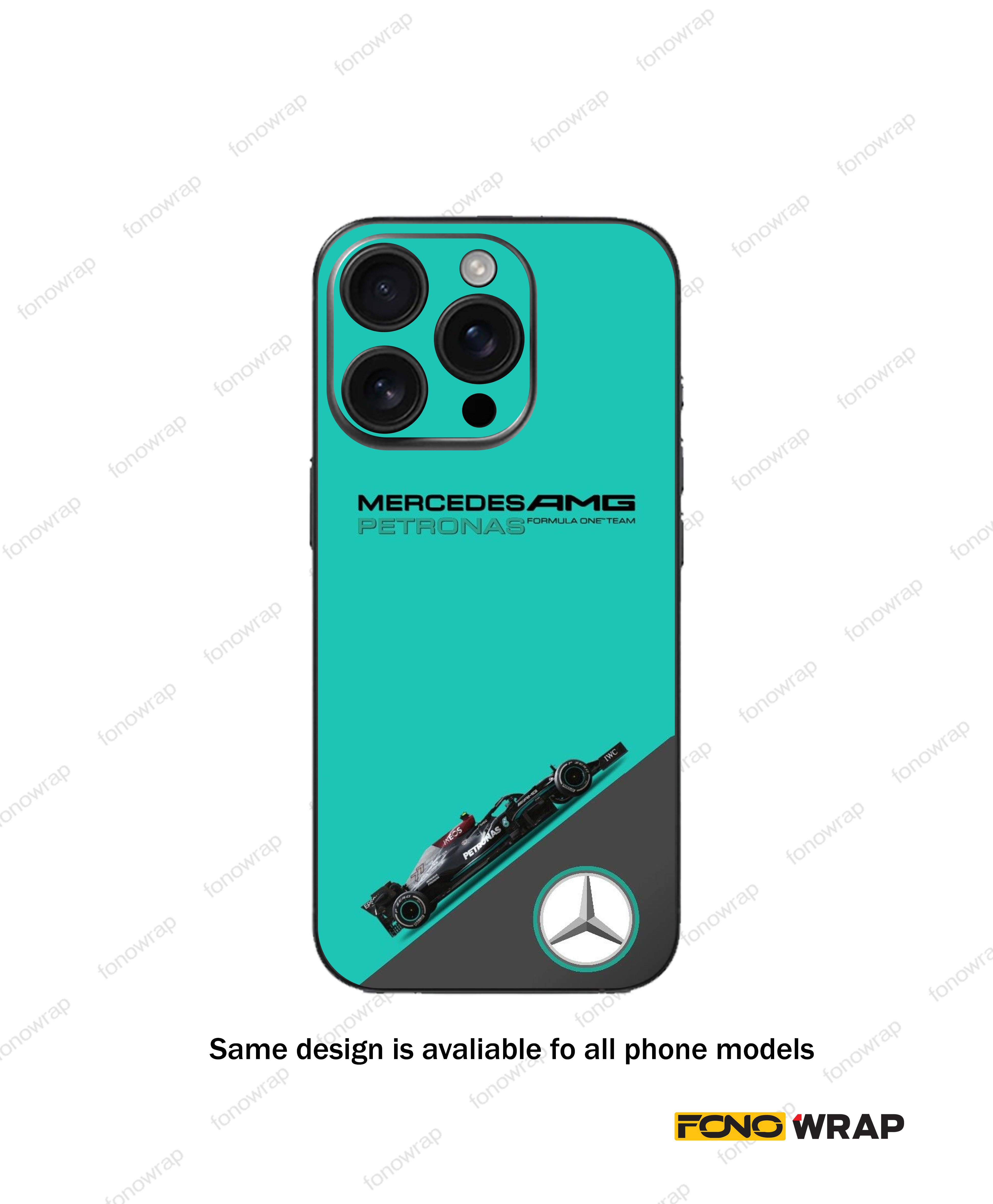 Mercedes AMG 3D Embossed Mobile Skin