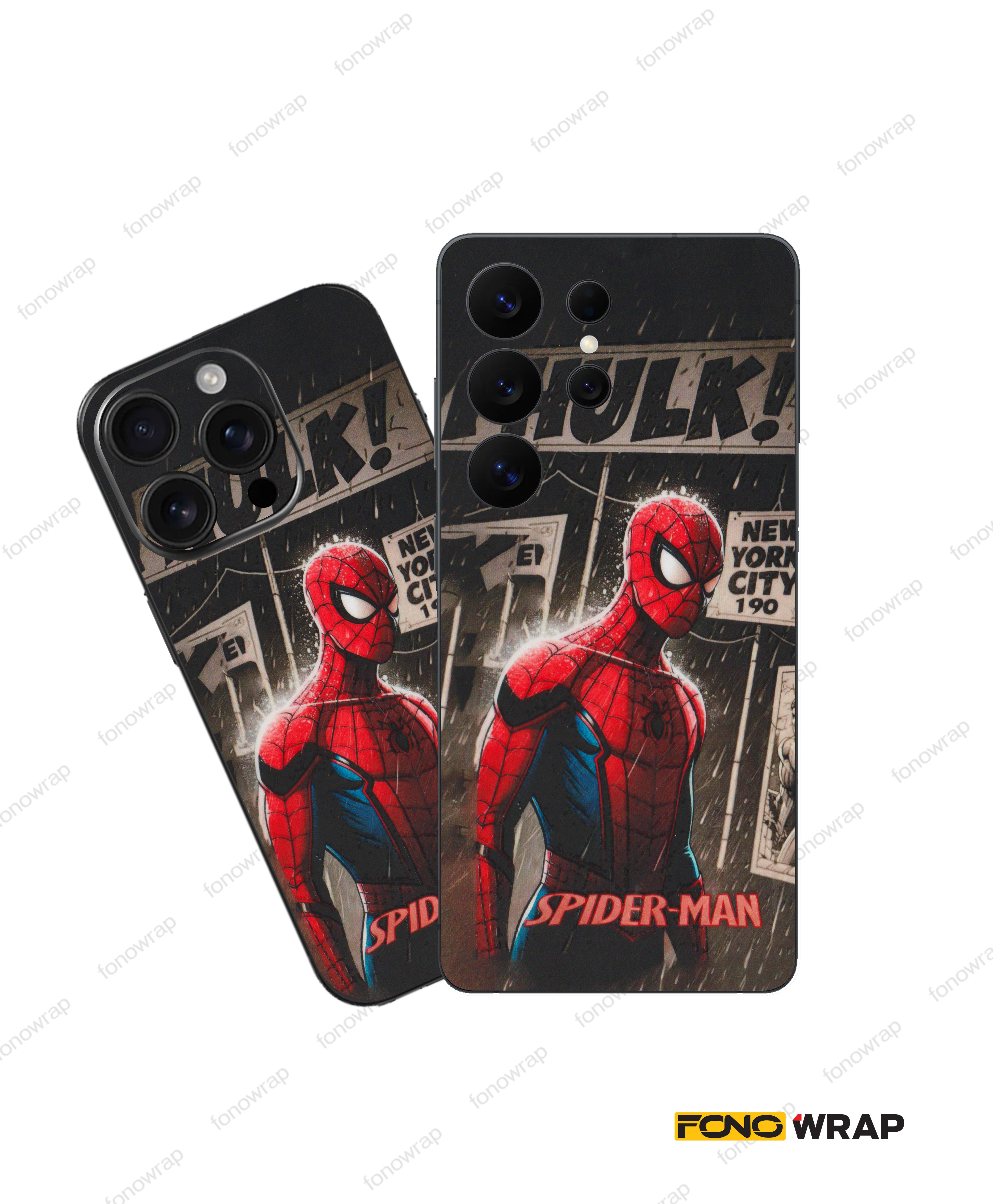 Spiderman Marvel 3D Embossed Mobile Skin