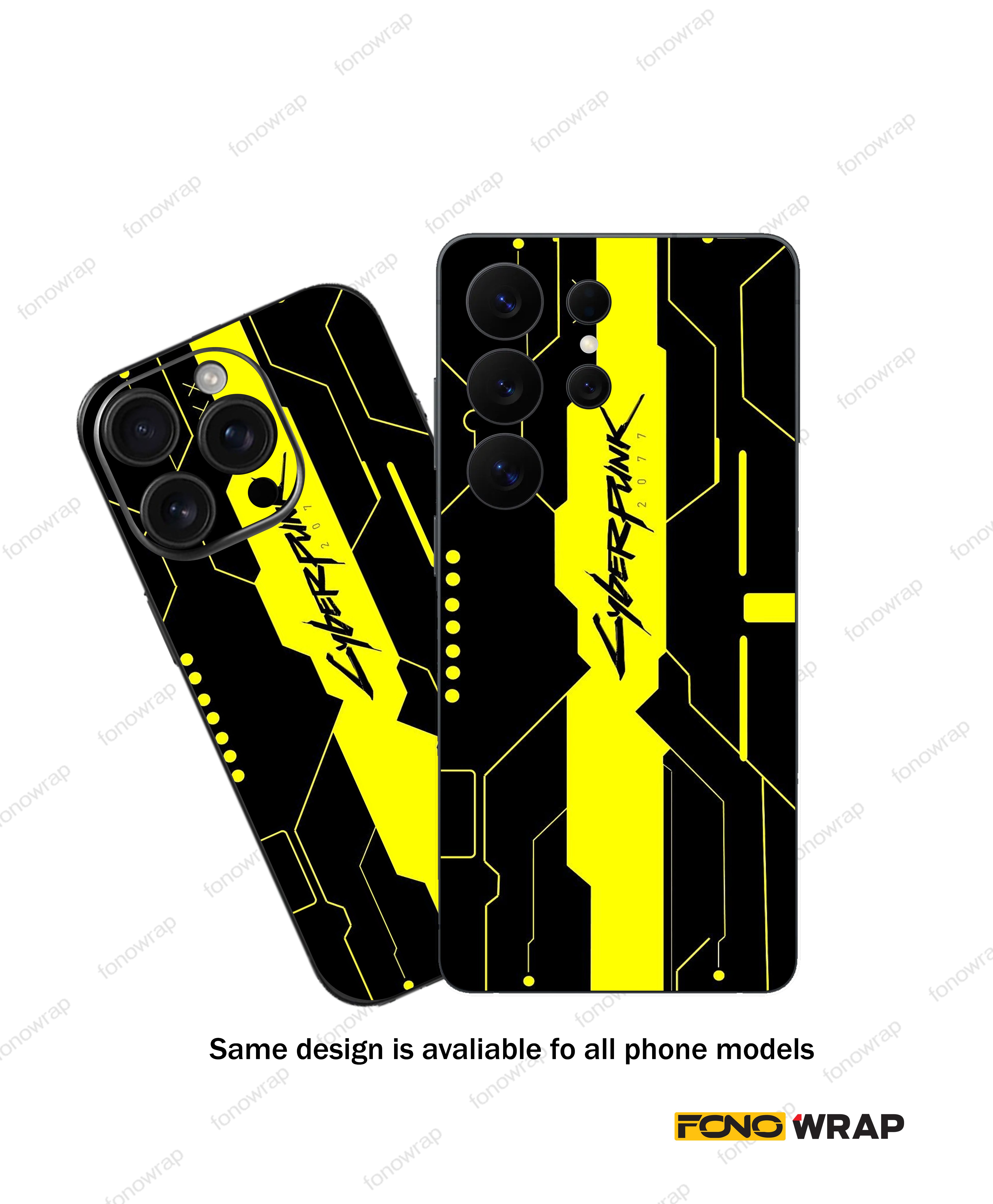 Cyberpunk V3 3D Embossed Mobile Skin