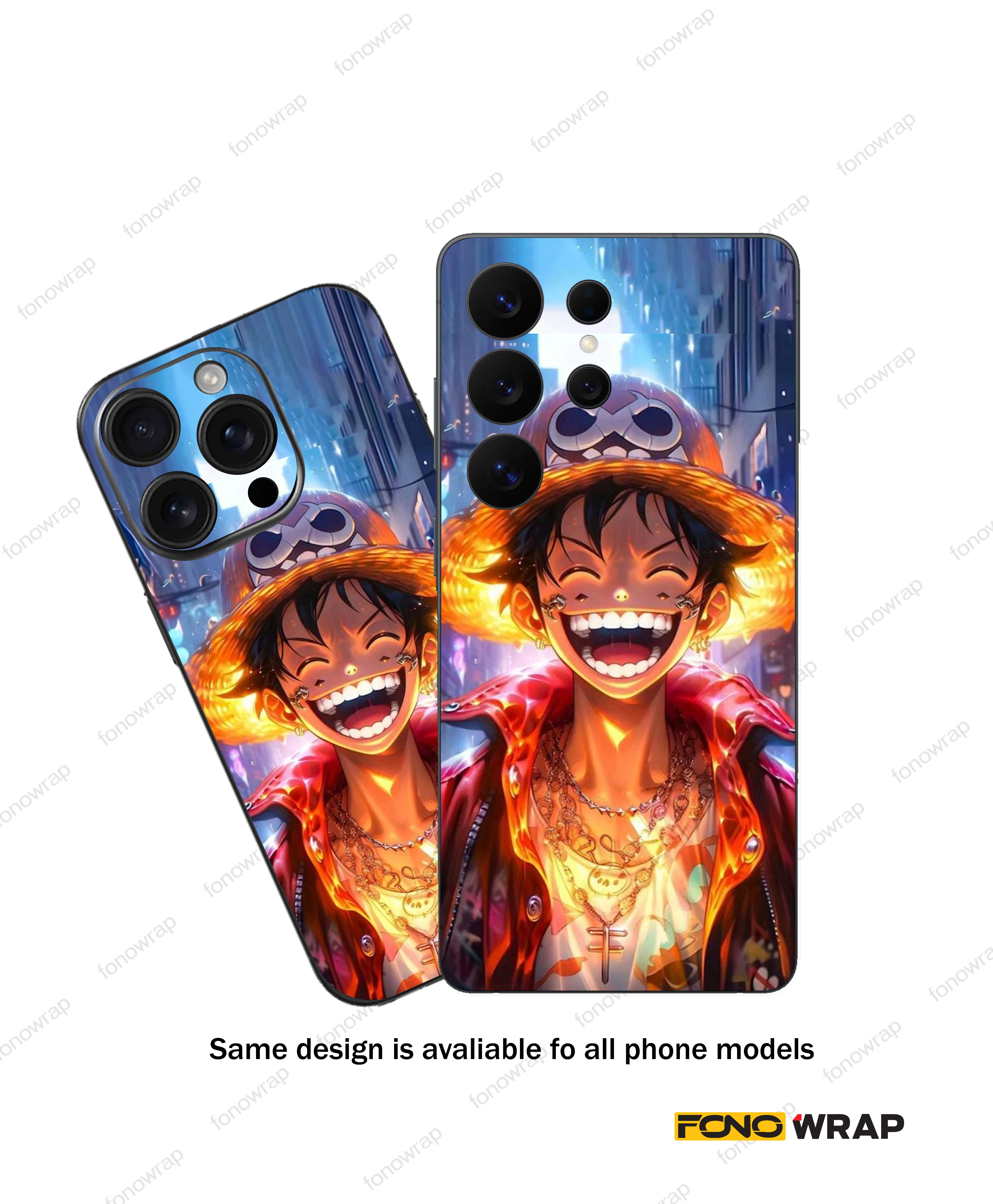 Luffy Anime 3D Embossed Mobile Skin