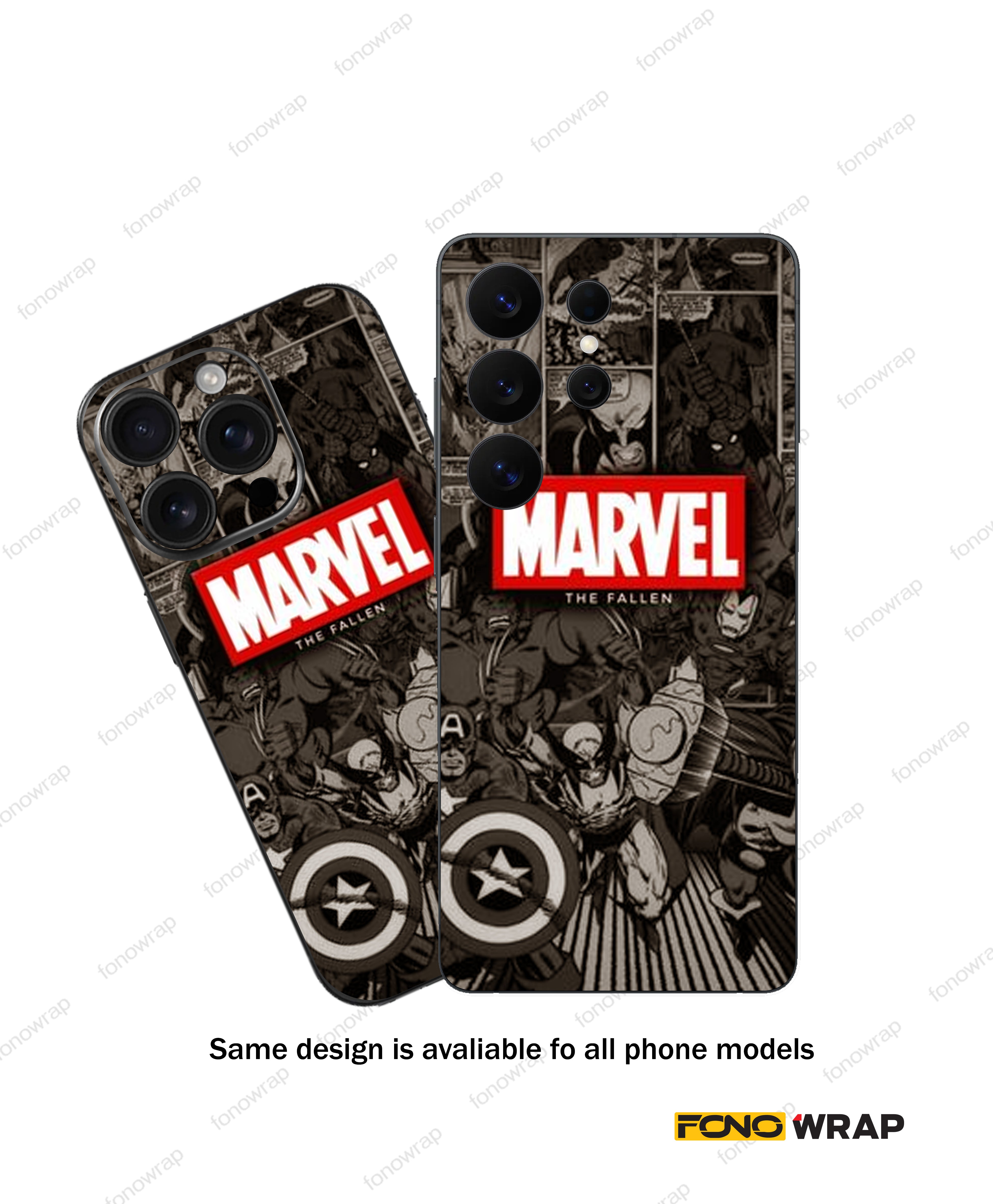 Marvel1 3D Embossed Mobile Skin