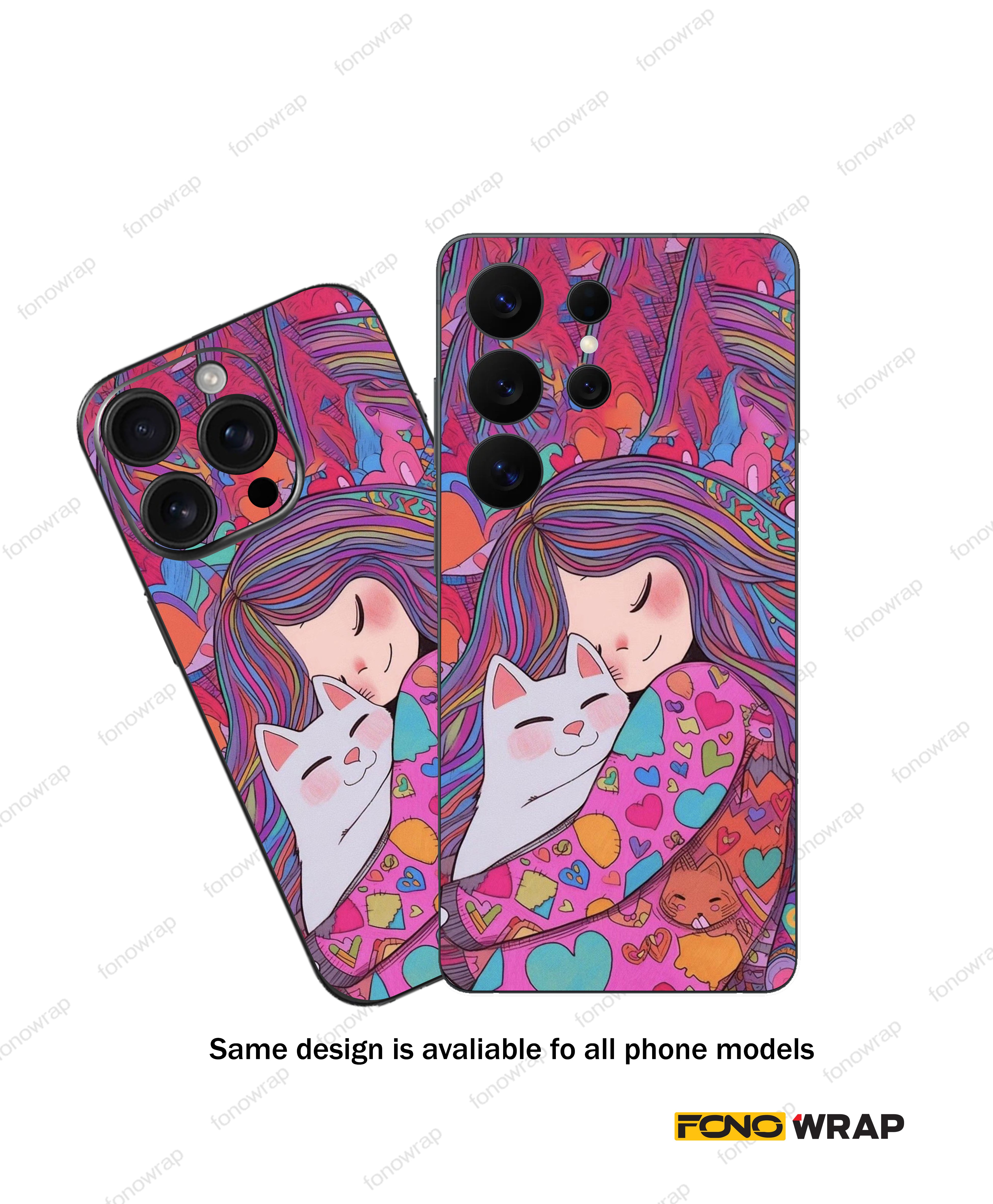 Lavender aesthetic 3D Embossed Mobile Skin