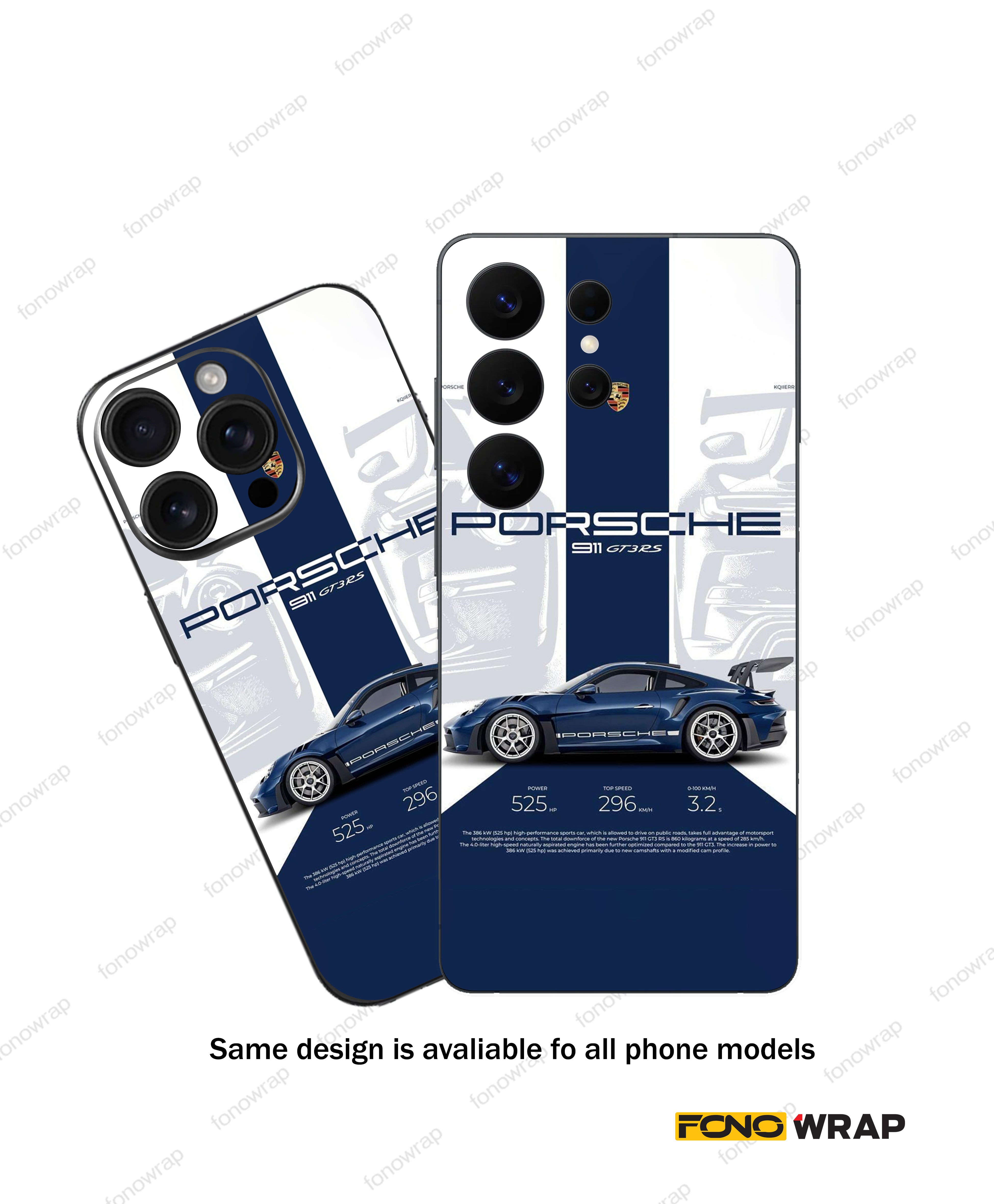 911 New 3D Embossed Mobile Skin