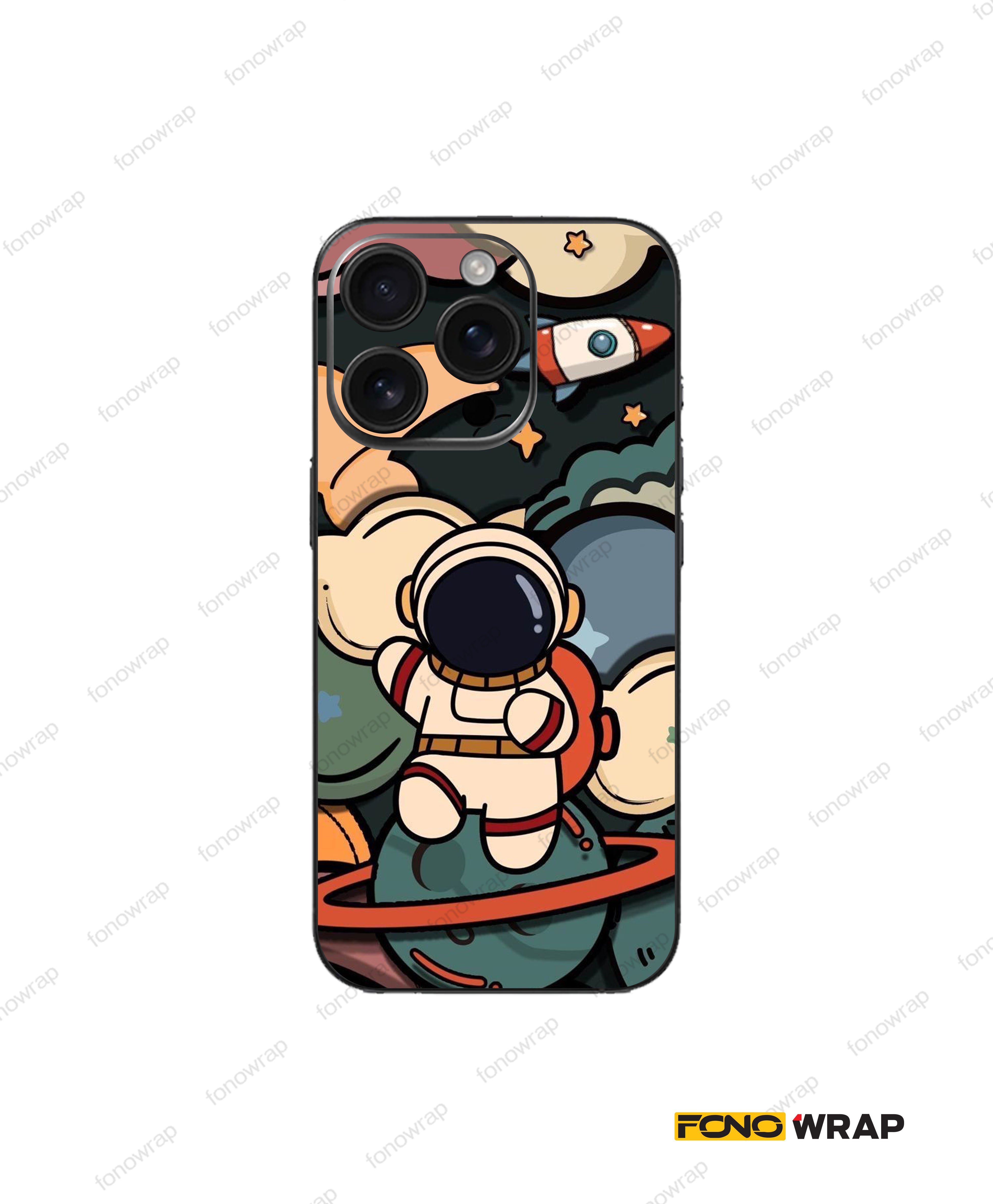 Astro 3D Embossed Mobile Skin