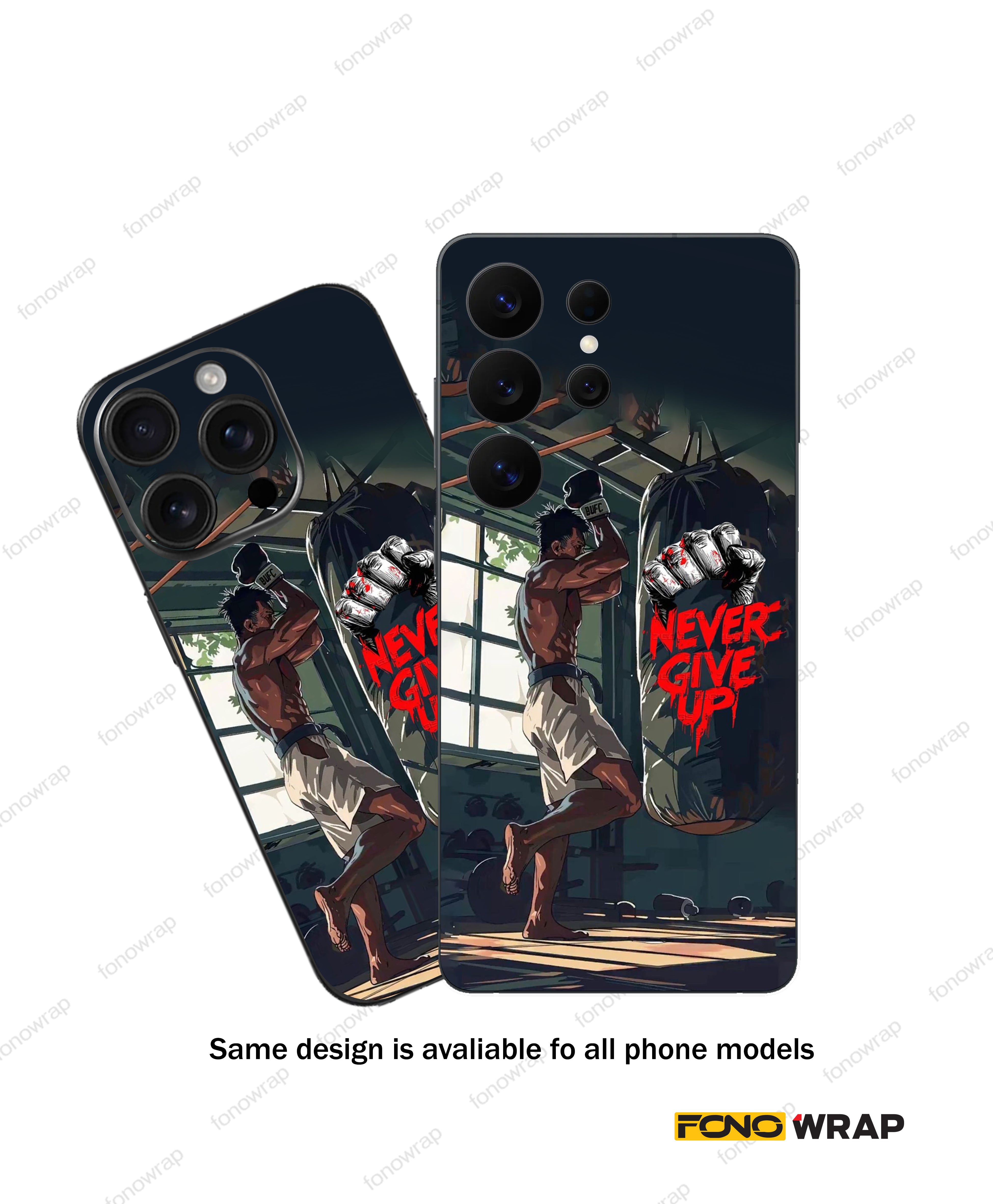 Boxing  3D Embossed Mobile Skin