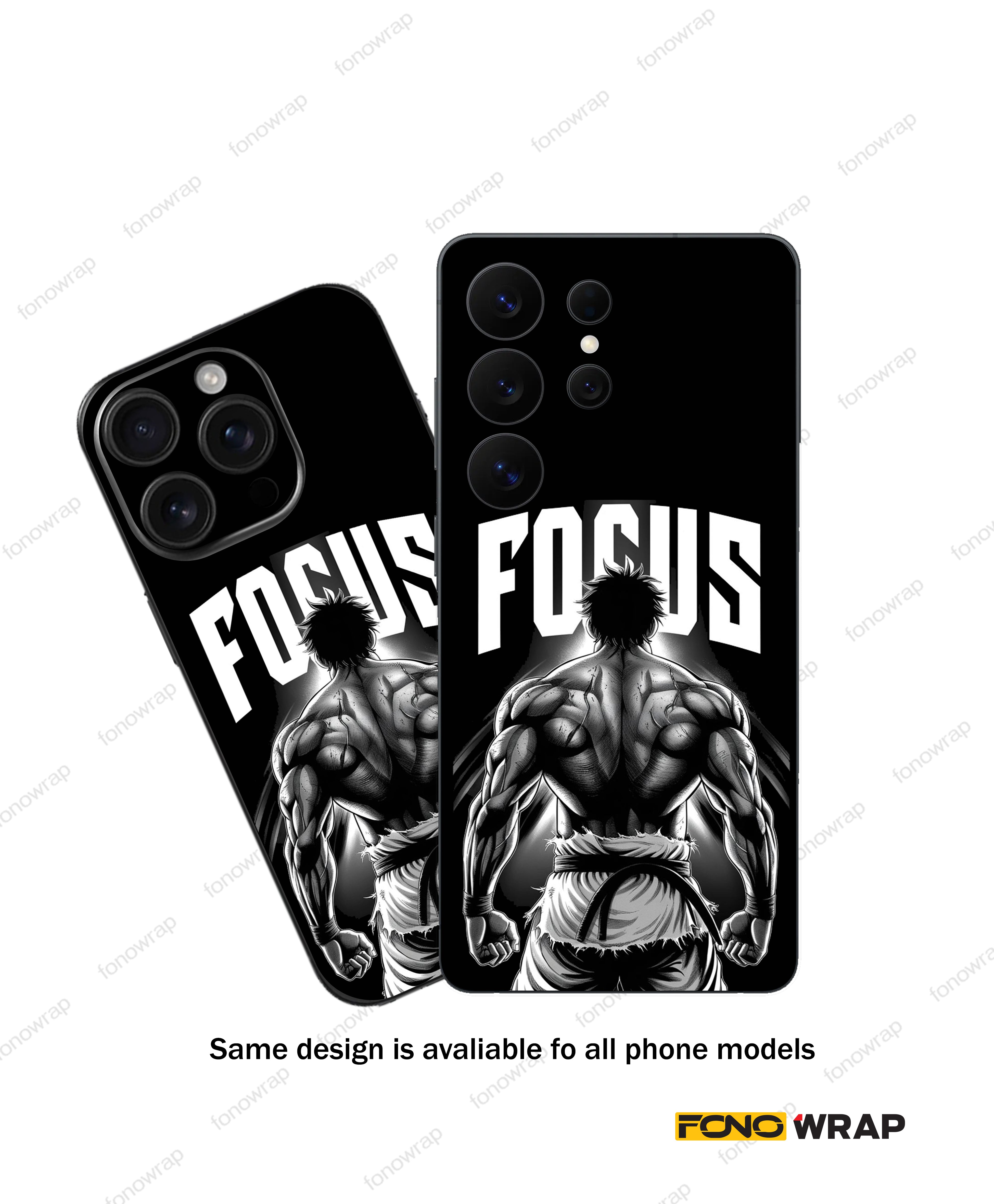 Focus  3D Embossed Mobile Skin