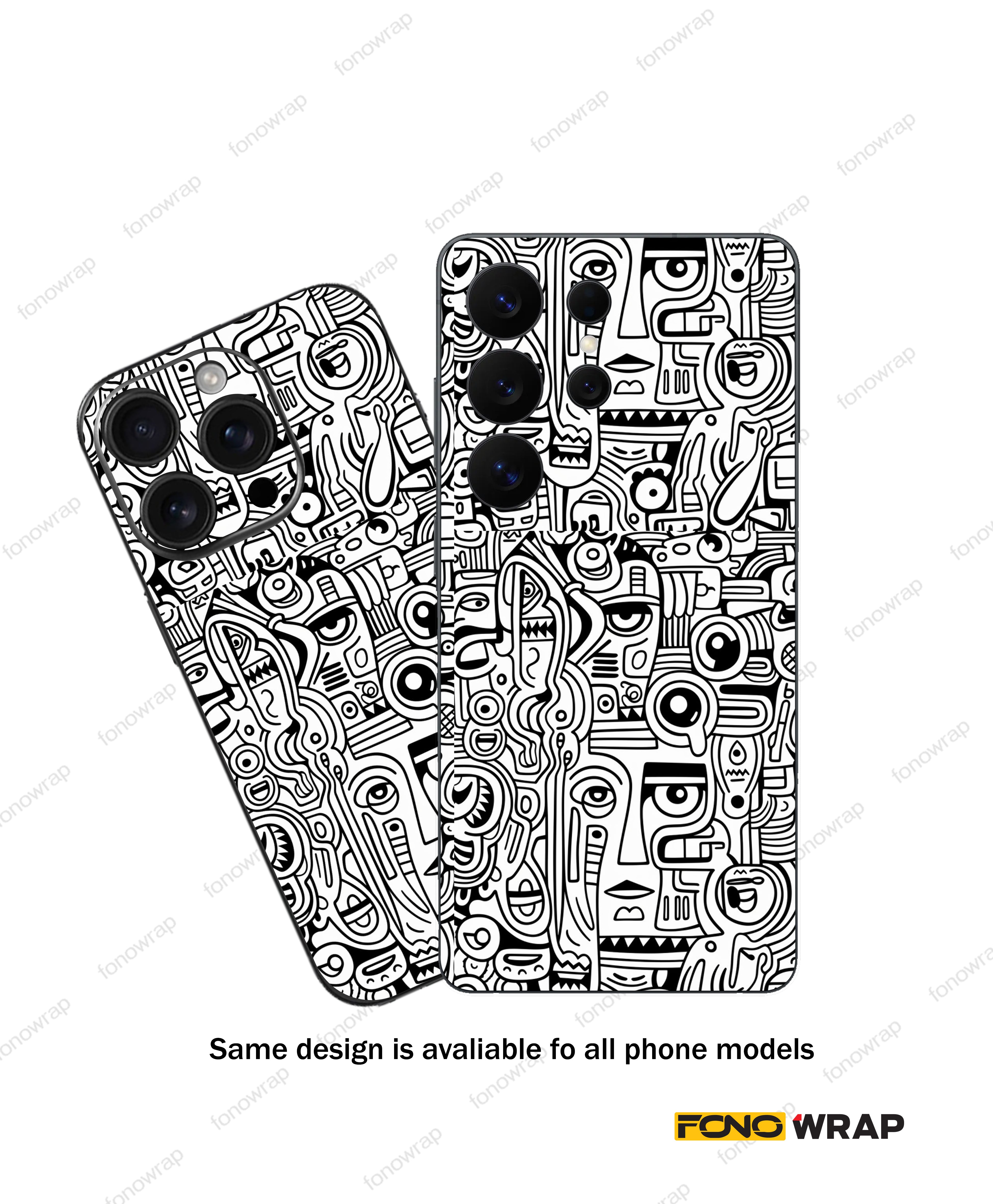 Tech Camo 3D Embossed Mobile Skin