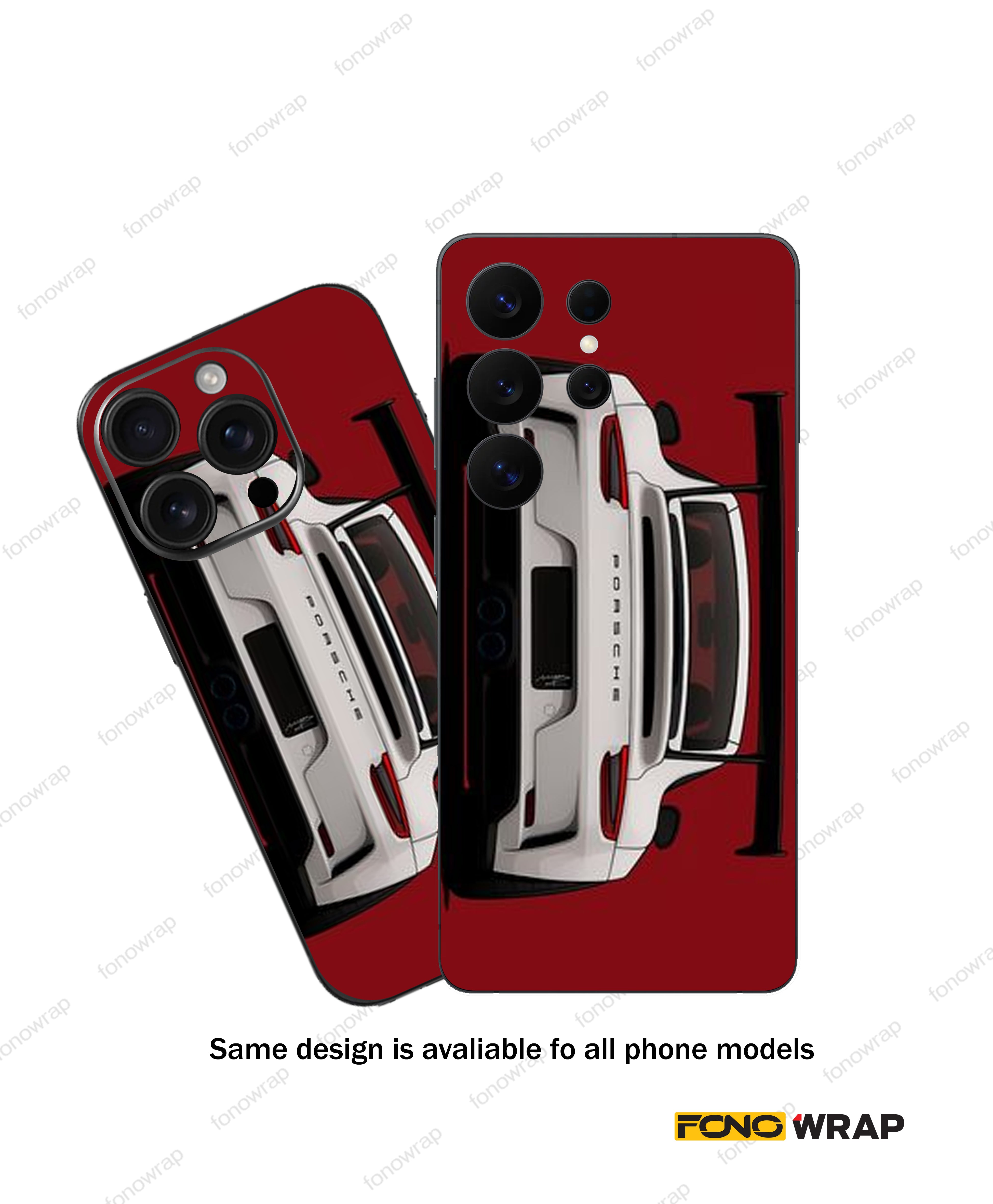 GT3 RS 3D Embossed Mobile Skin