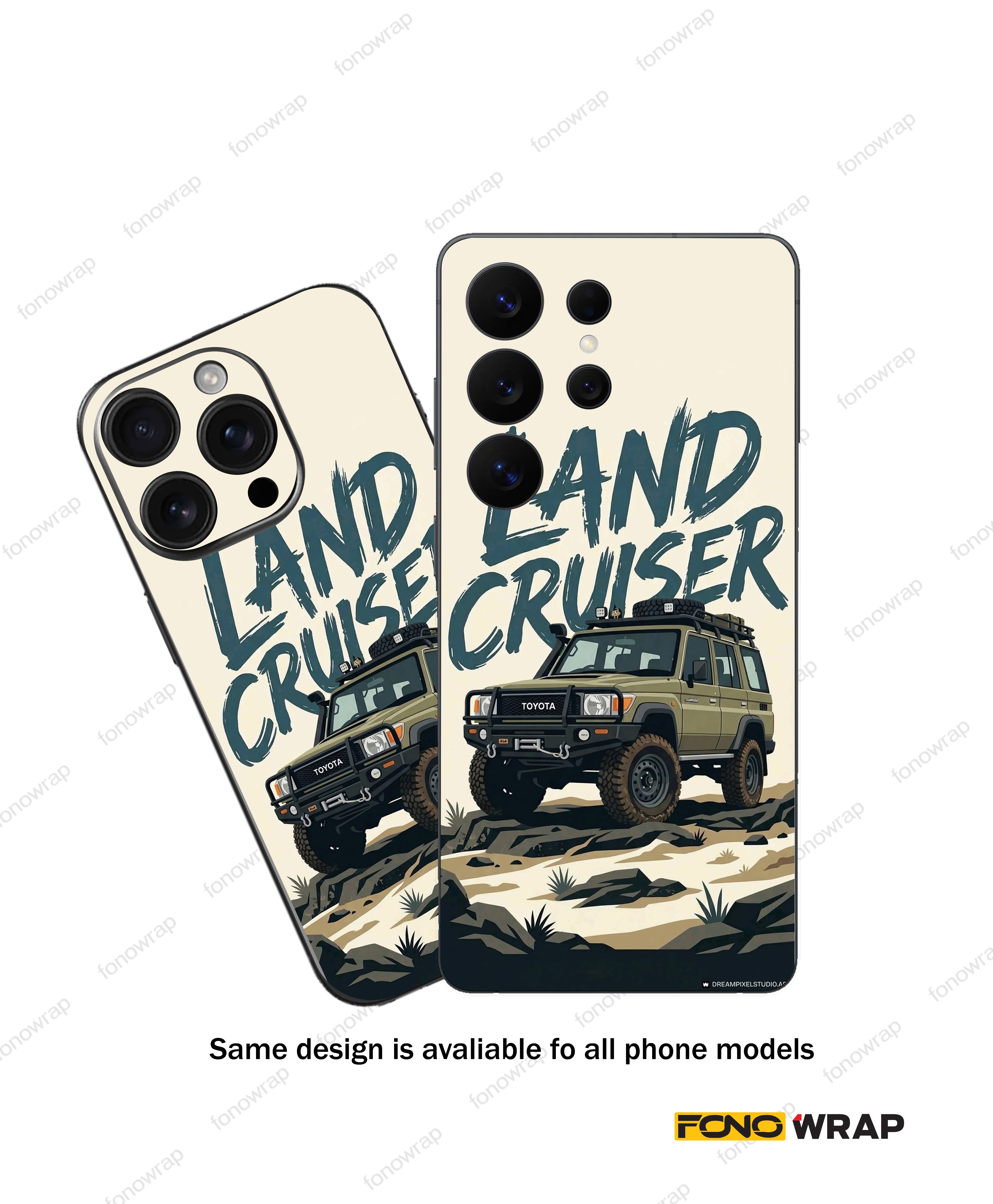 LC 3D Embossed Mobile Skin