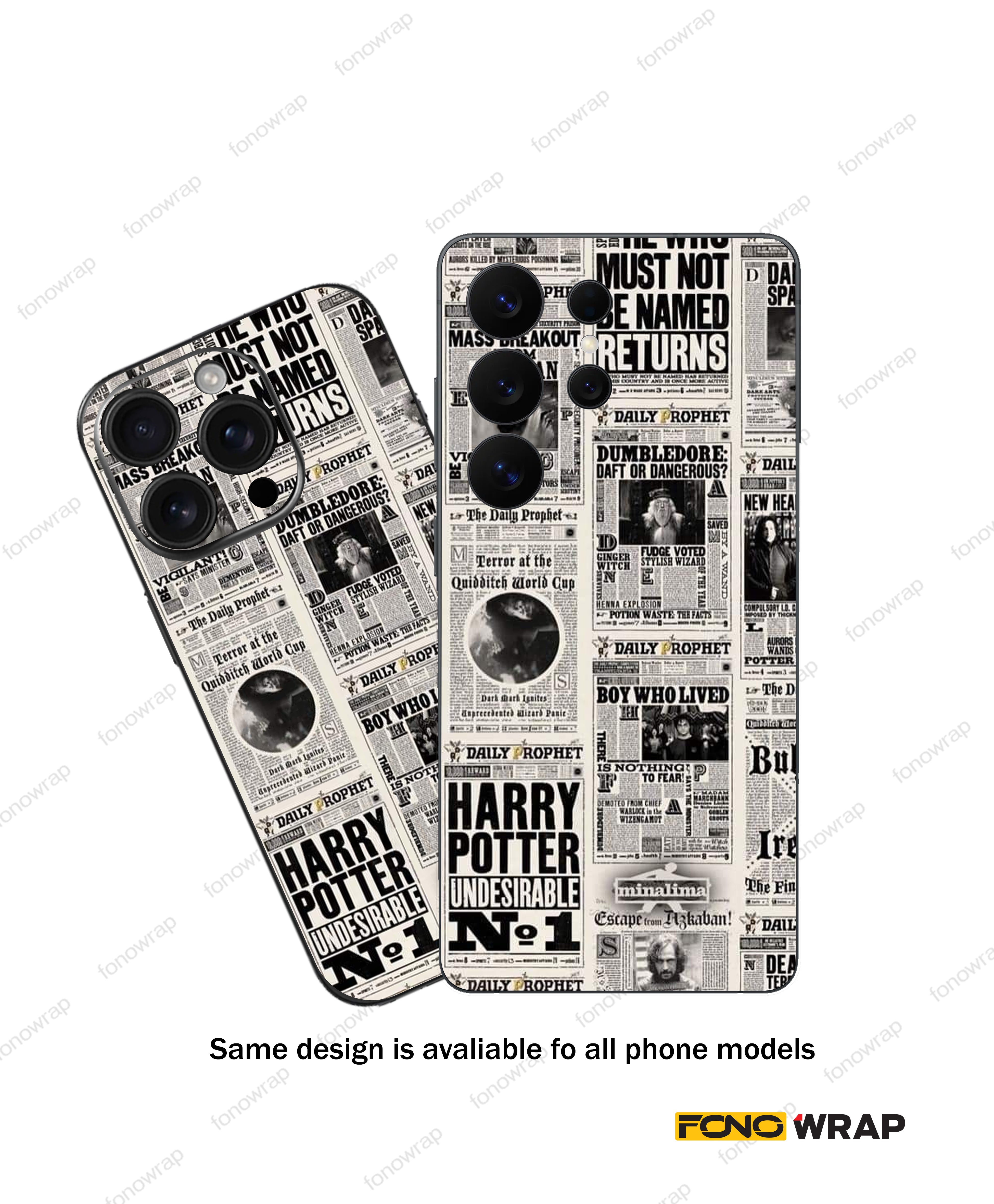 The Daily Prophet 3D Embossed Mobile Skin