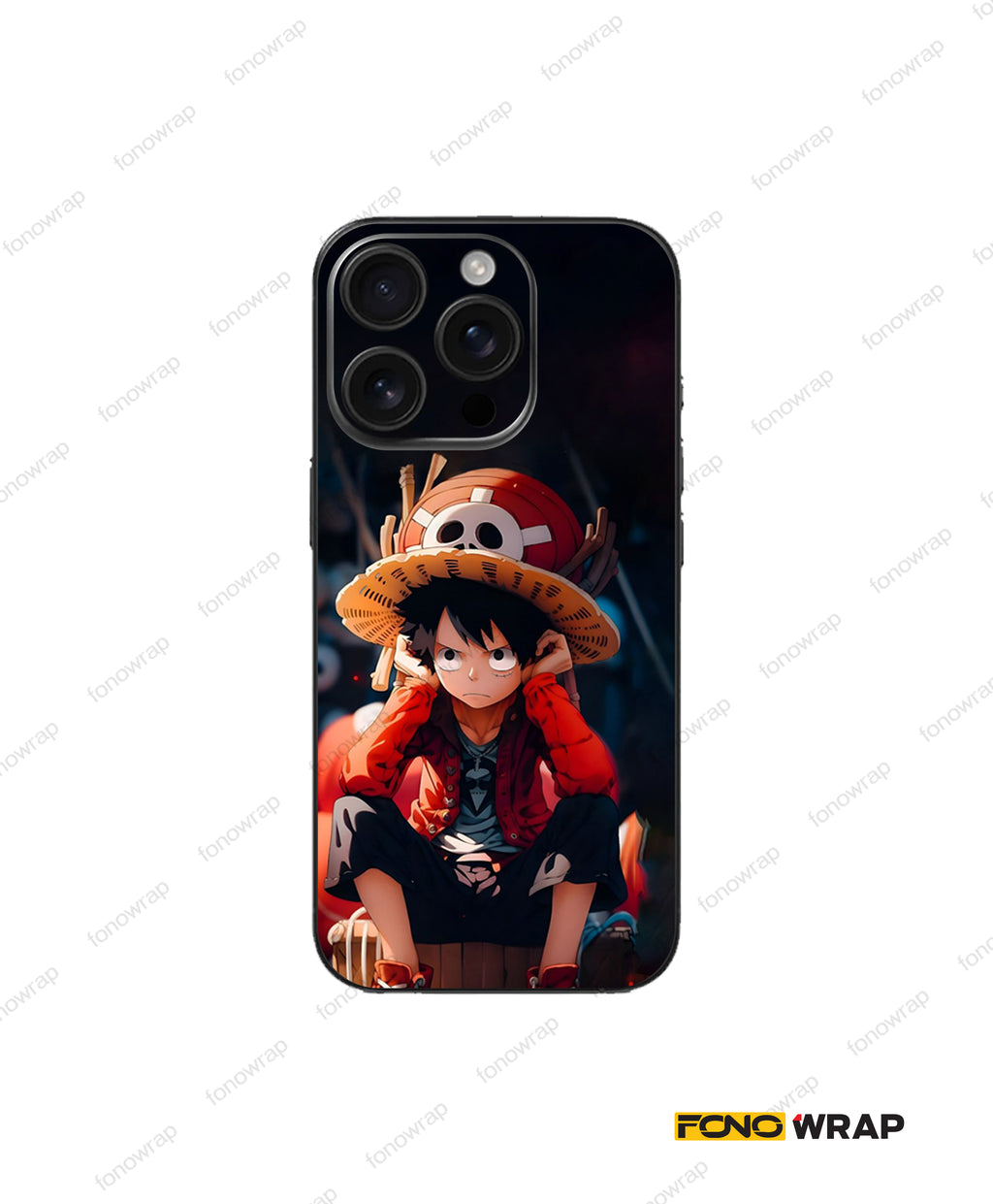 Luffy Anime Embossed Mobile Skin