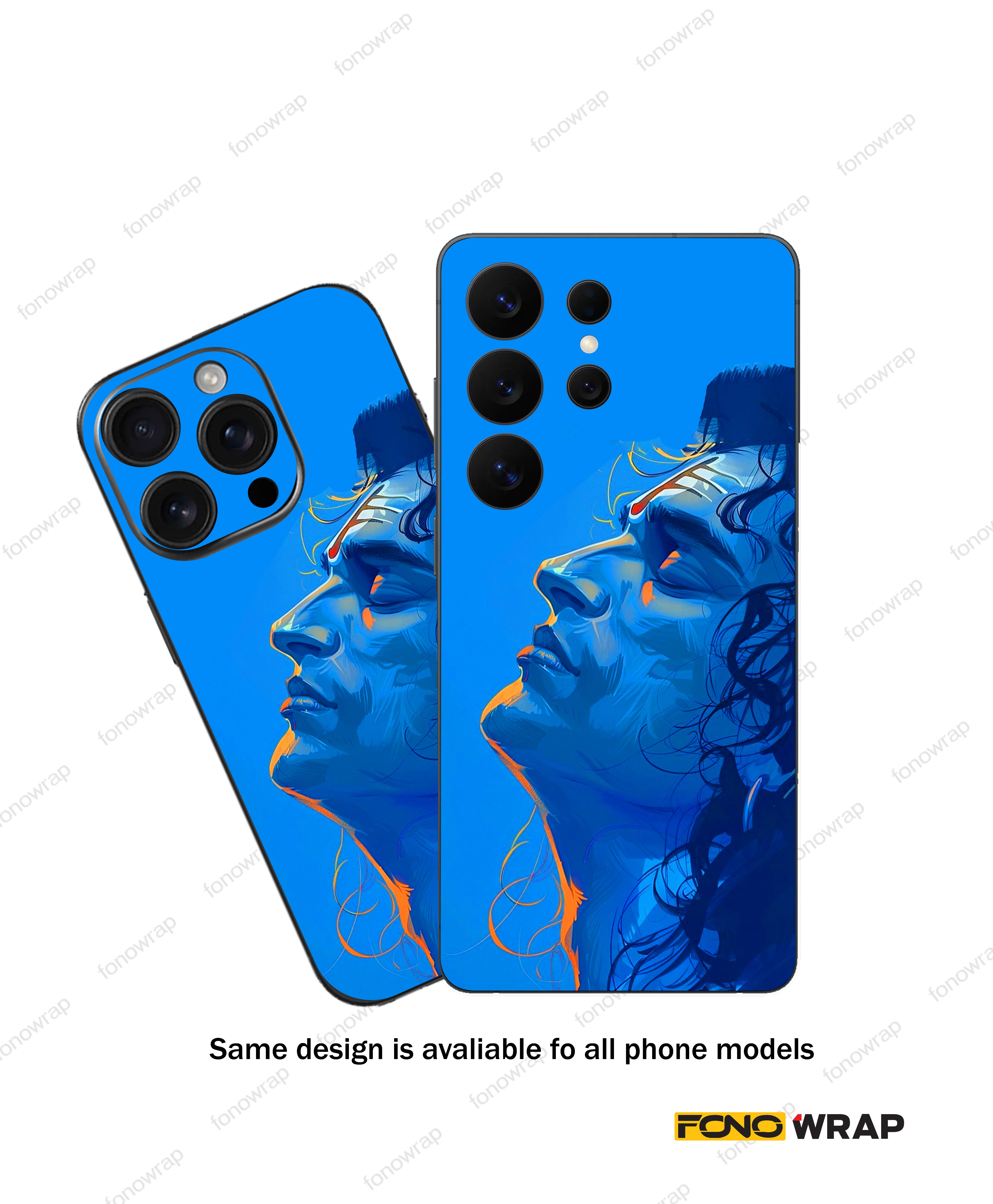 Shiva 3D Embossed Mobile Skin