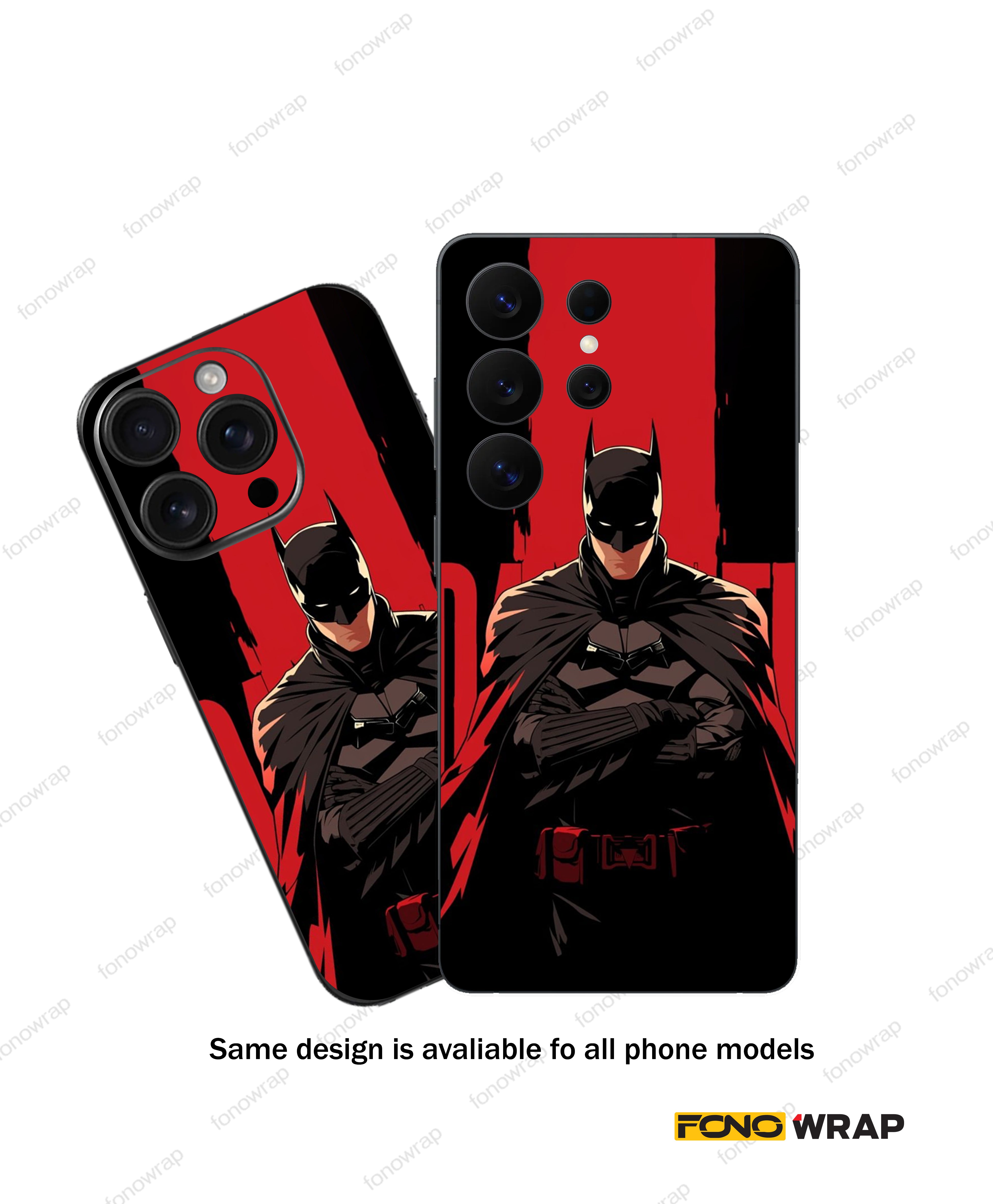 Batman 01 3D Embossed Mobile Skin