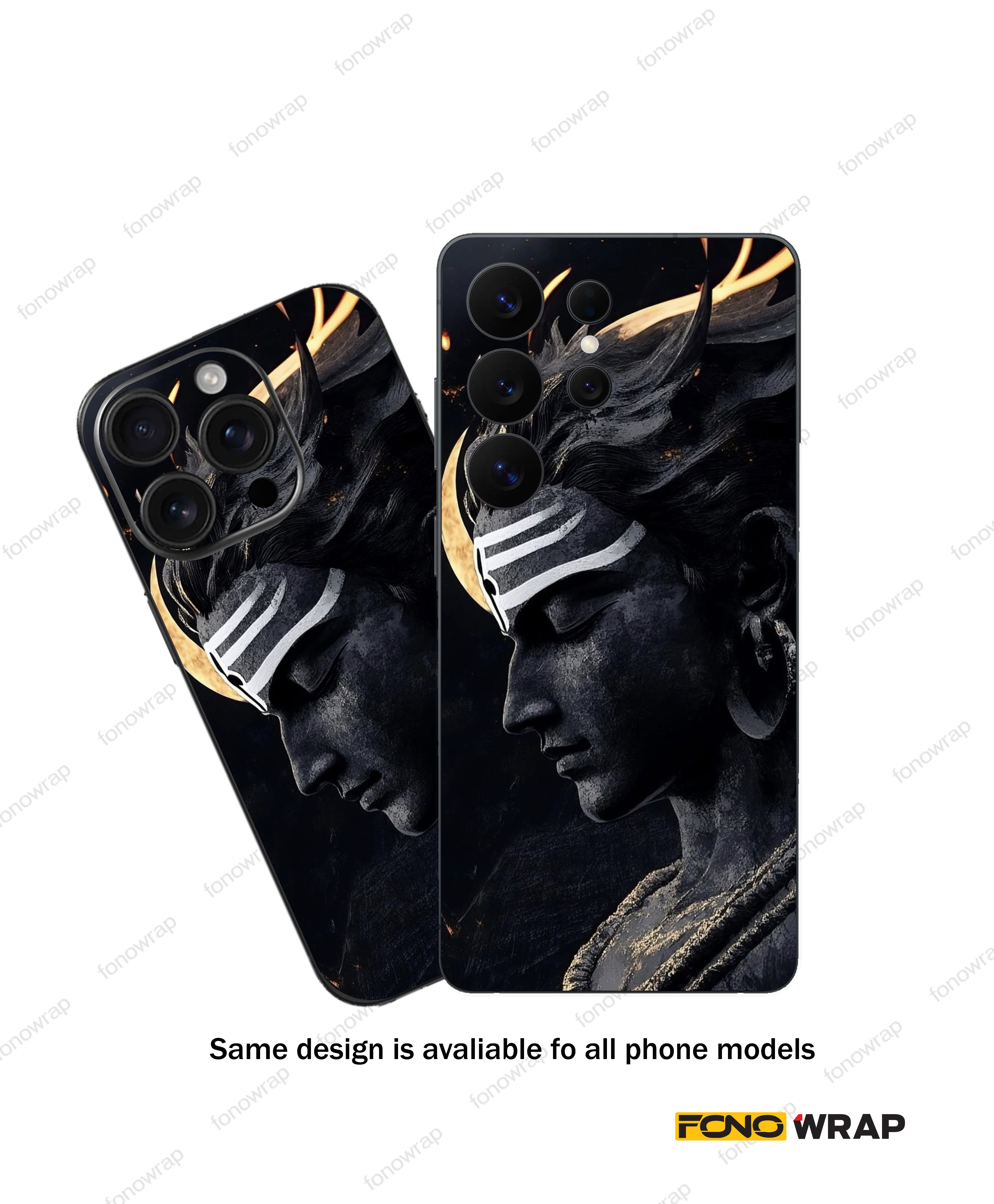 Shiva 3D Embossed Mobile Skin