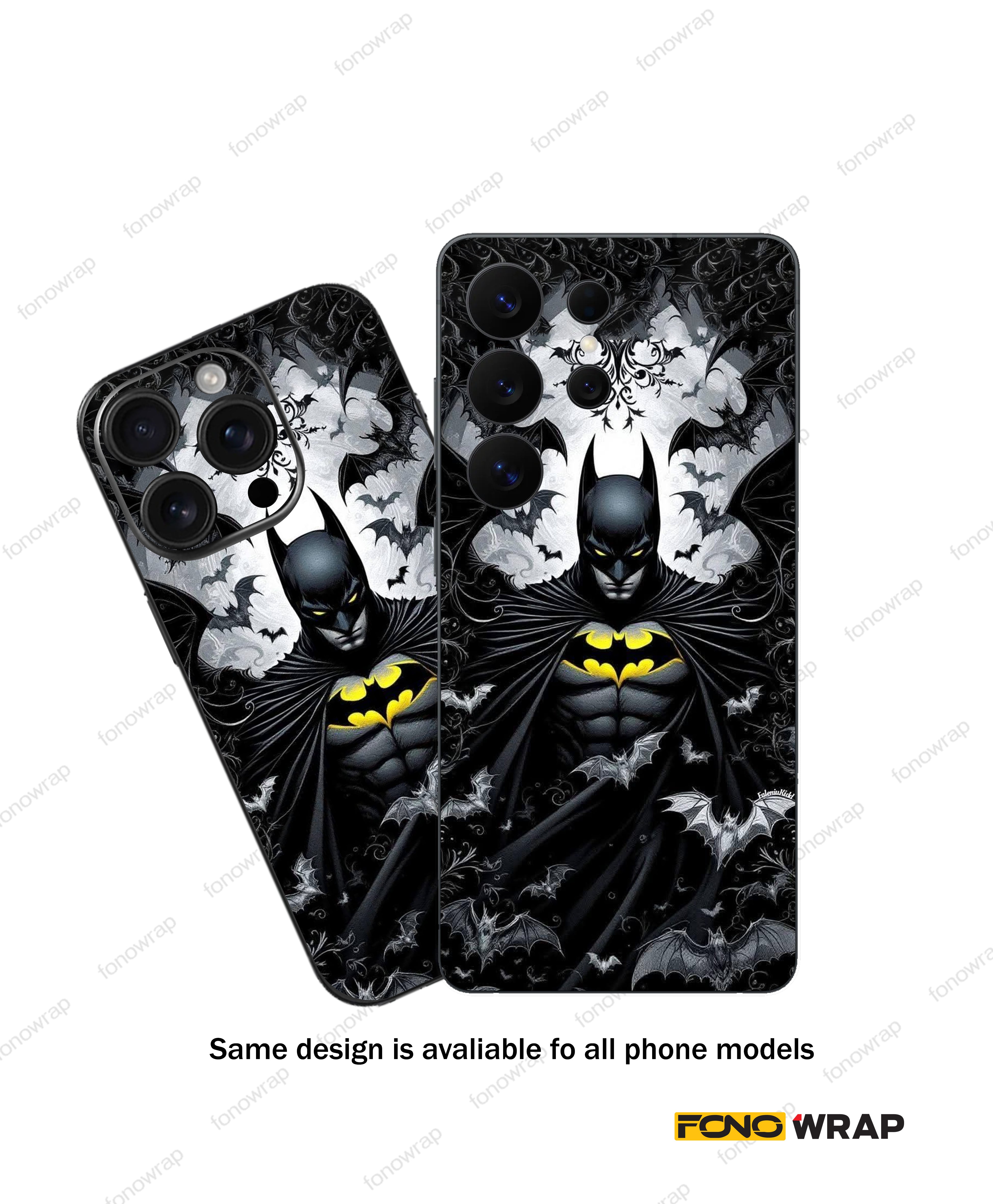 Batman 3D Embossed Mobile Skin