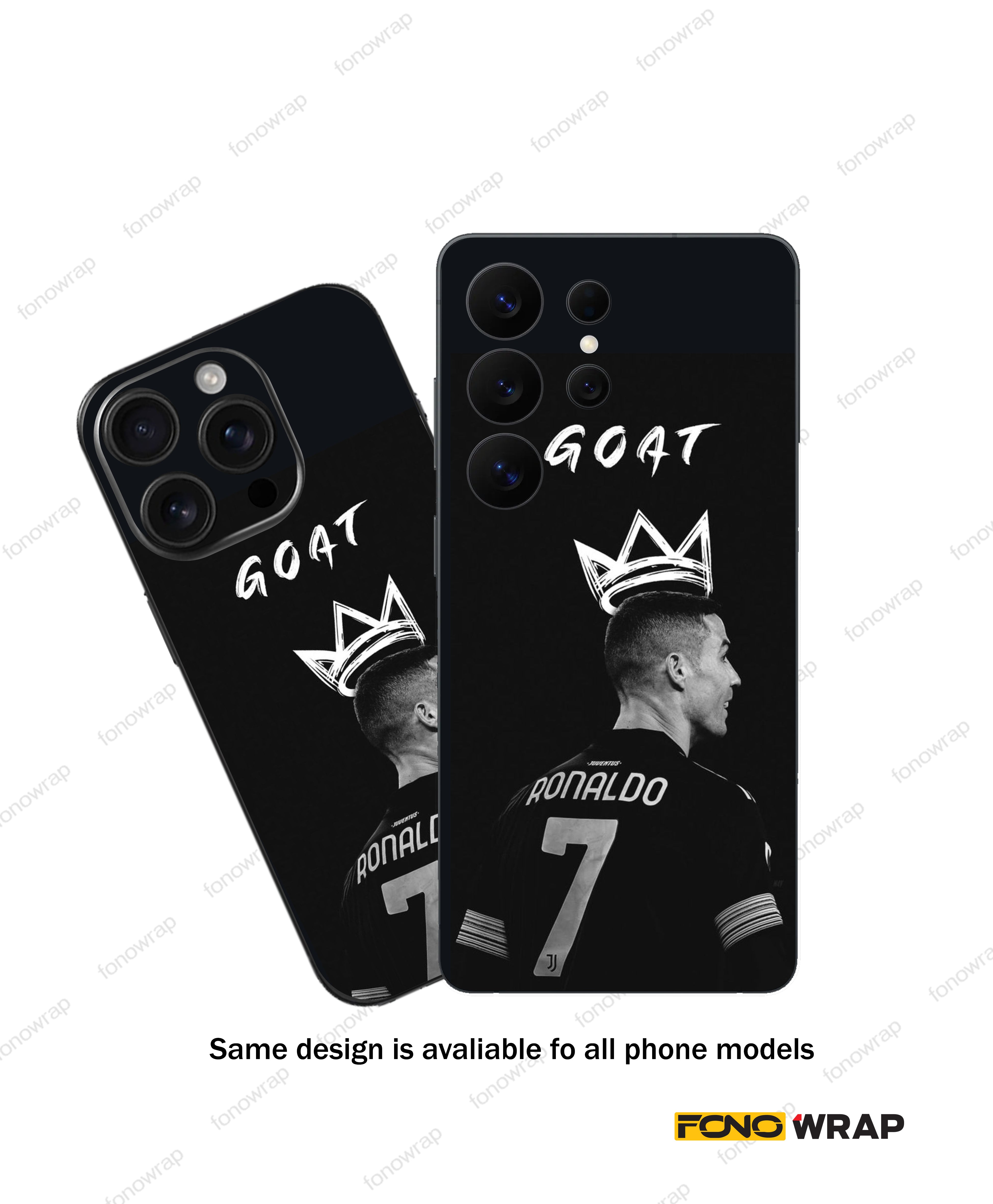 Ronaldo 7 3D Embossed Mobile Skin
