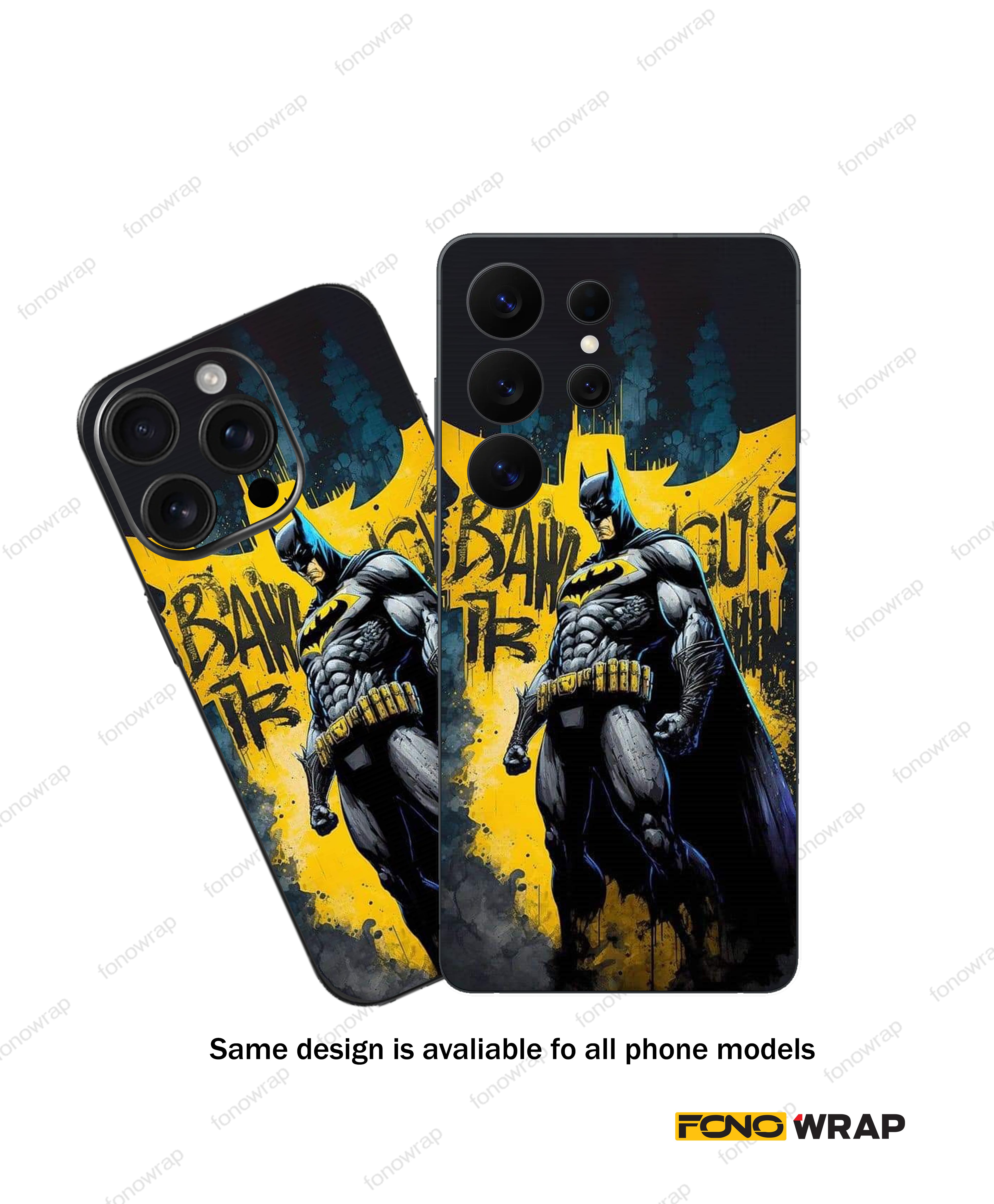 Batman 3D Embossed Mobile Skin
