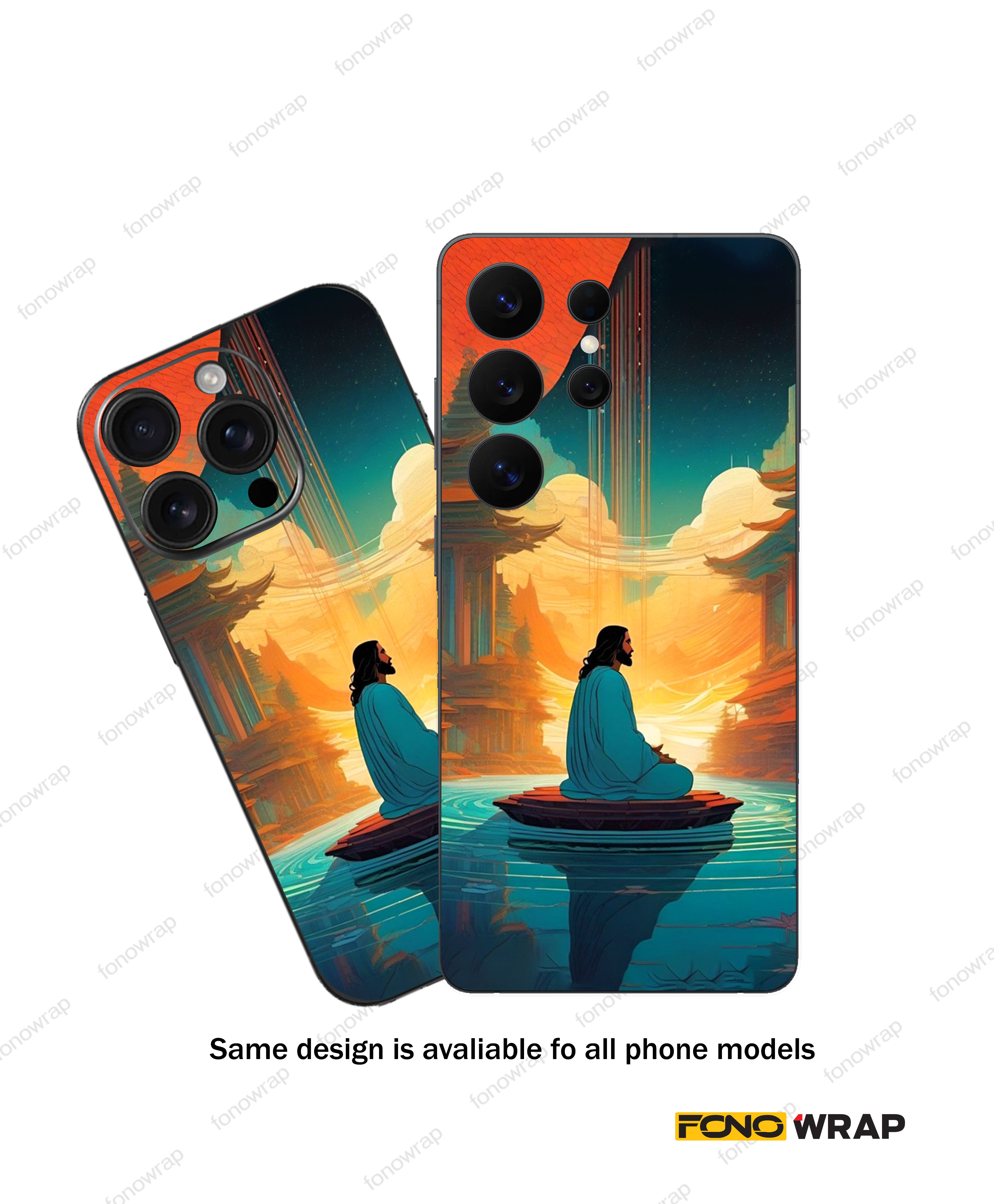 Jesus Christ 3D Embossed Mobile Skin
