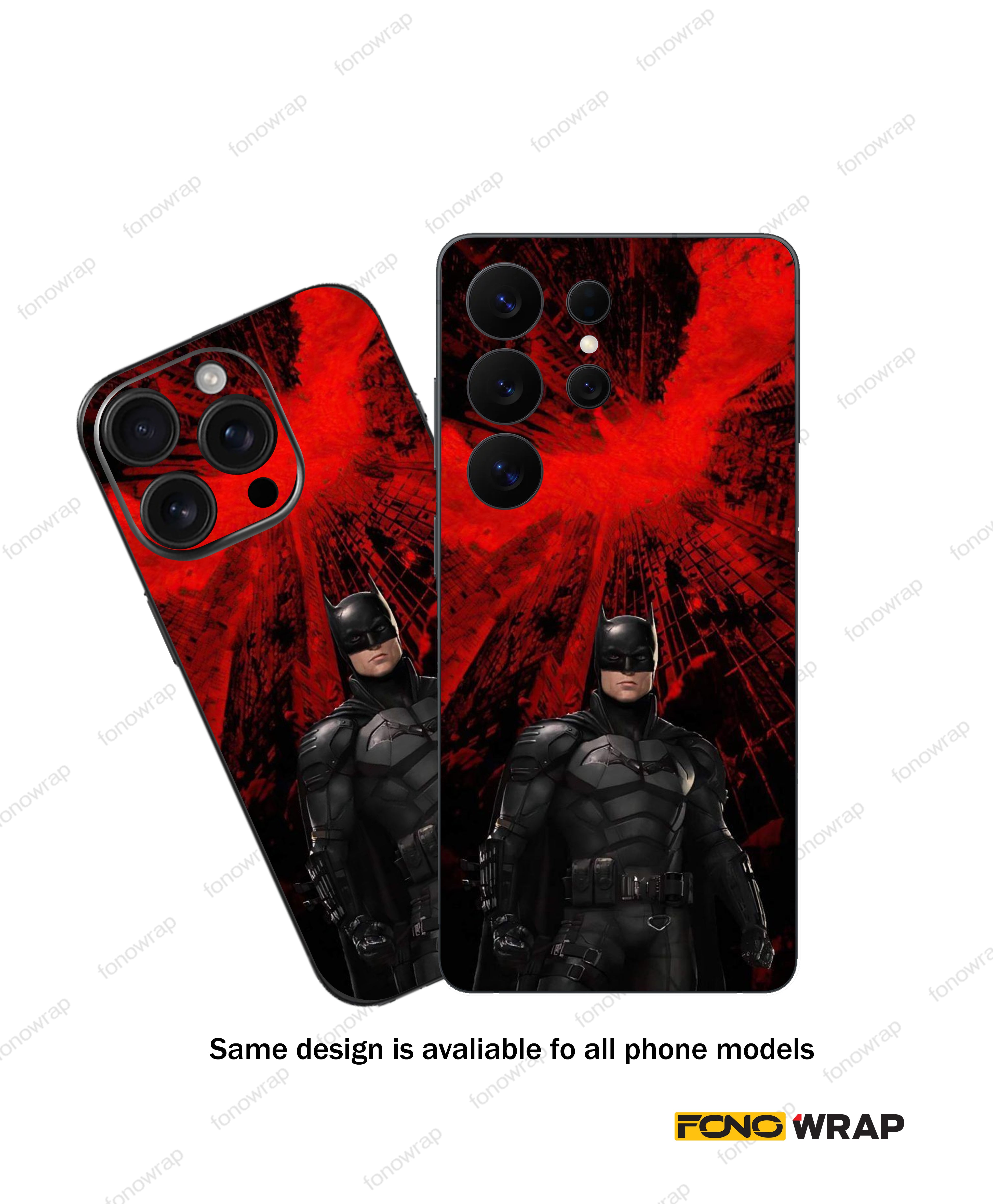 BatMan 3D Embossed Mobile Skin