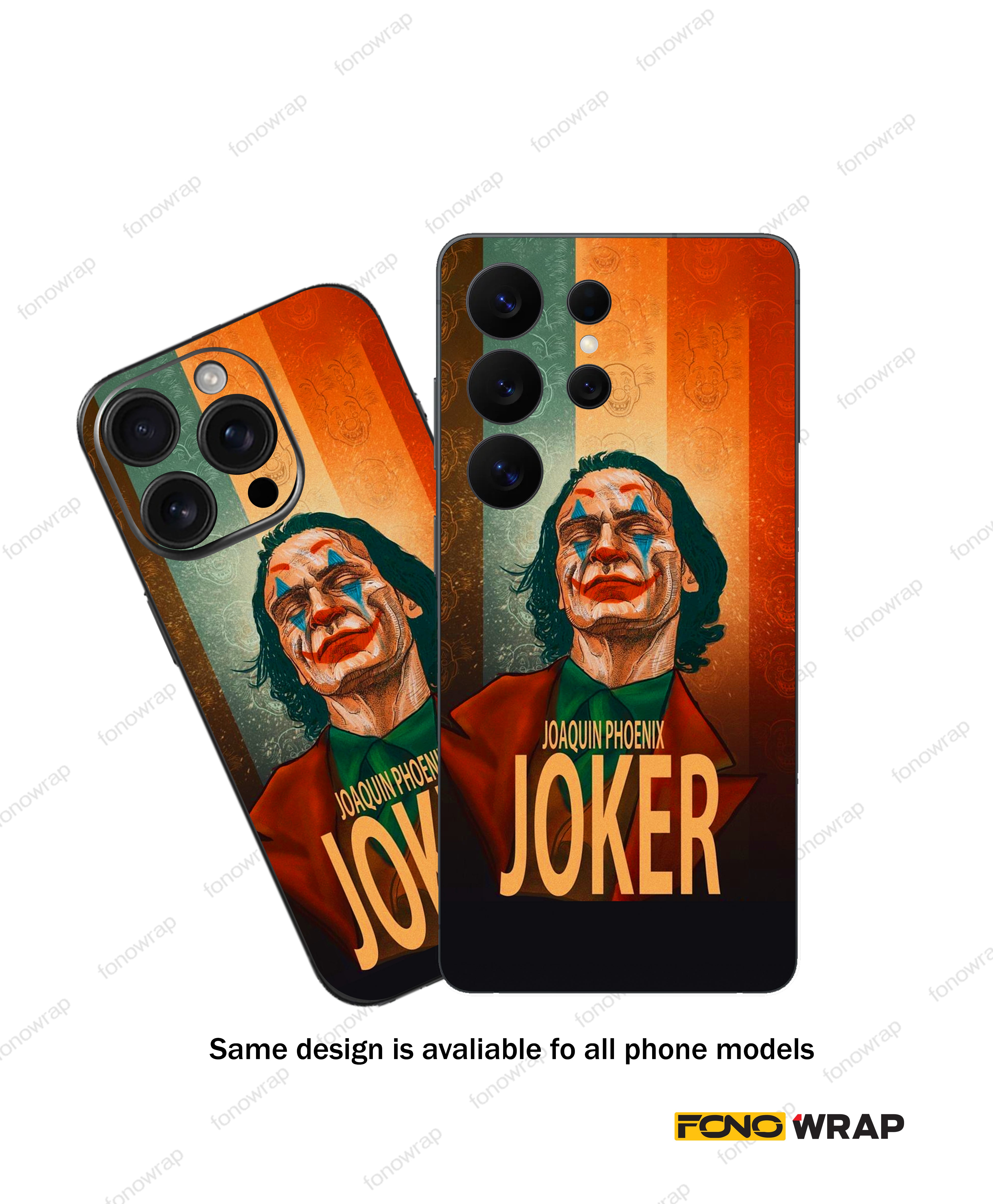 Jocker 3D Embossed Mobile Skin