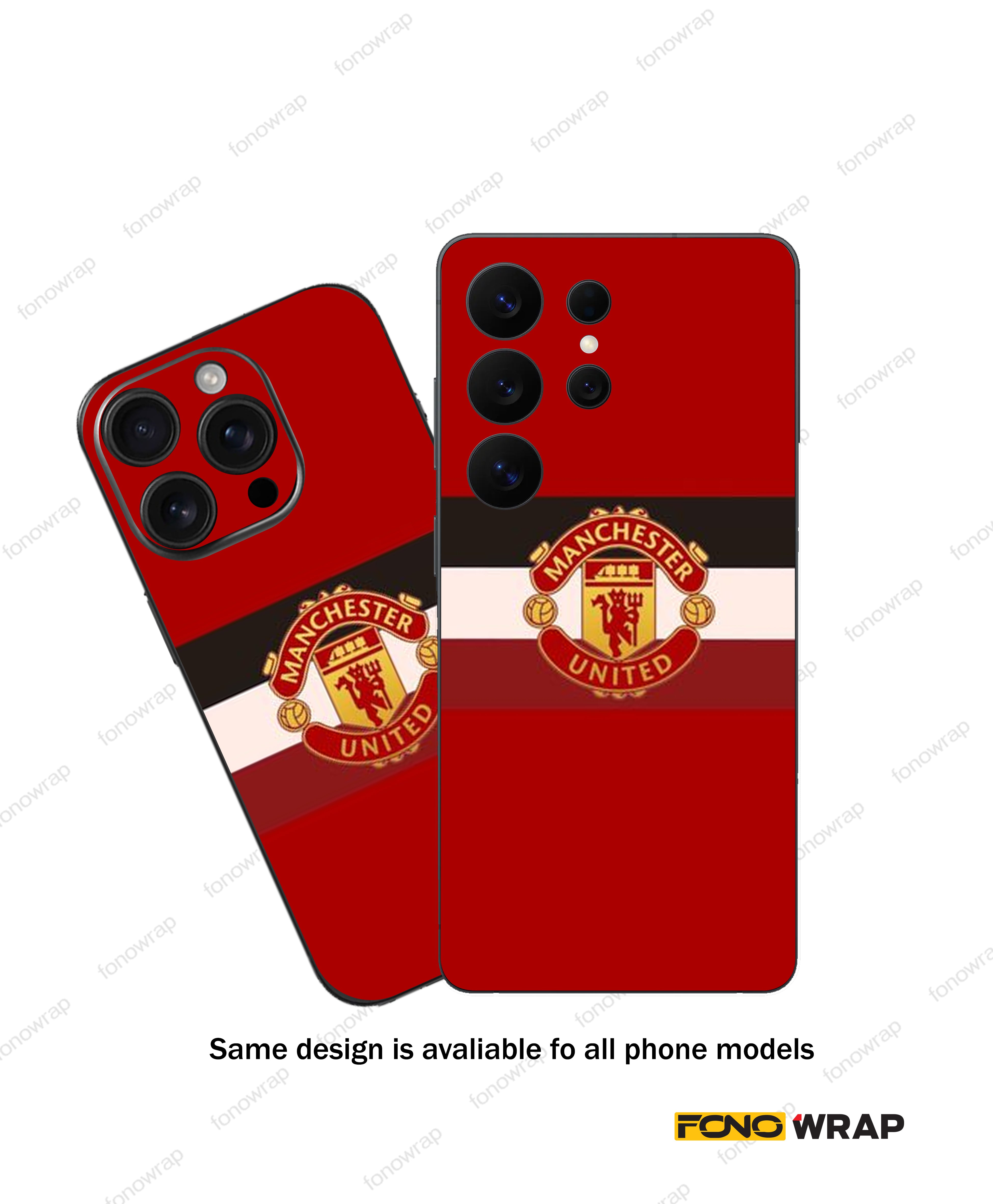 Manchester United 3D Embossed Mobile Skin