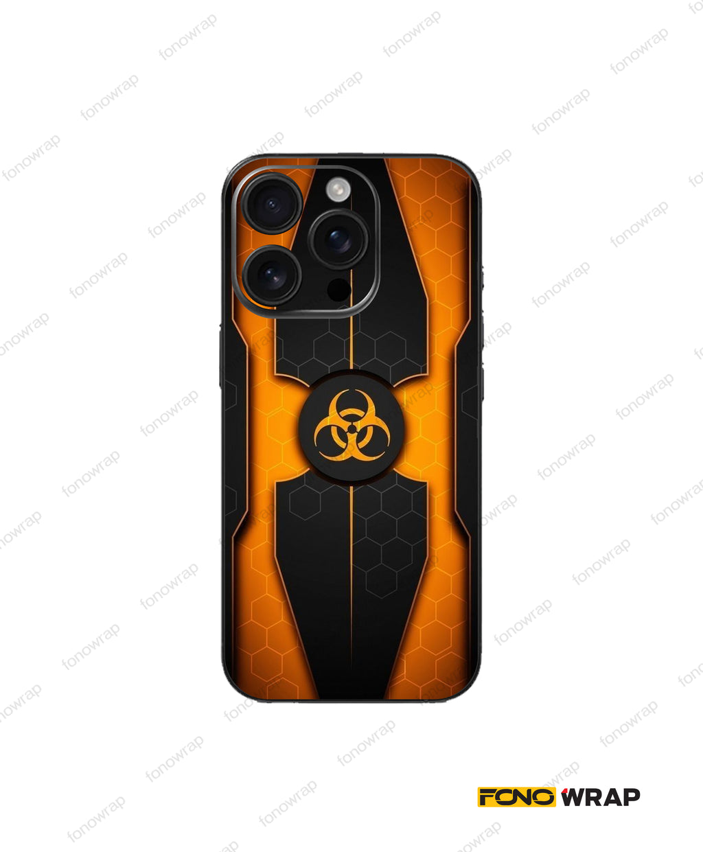 Biohazard Embossed Mobile Skin