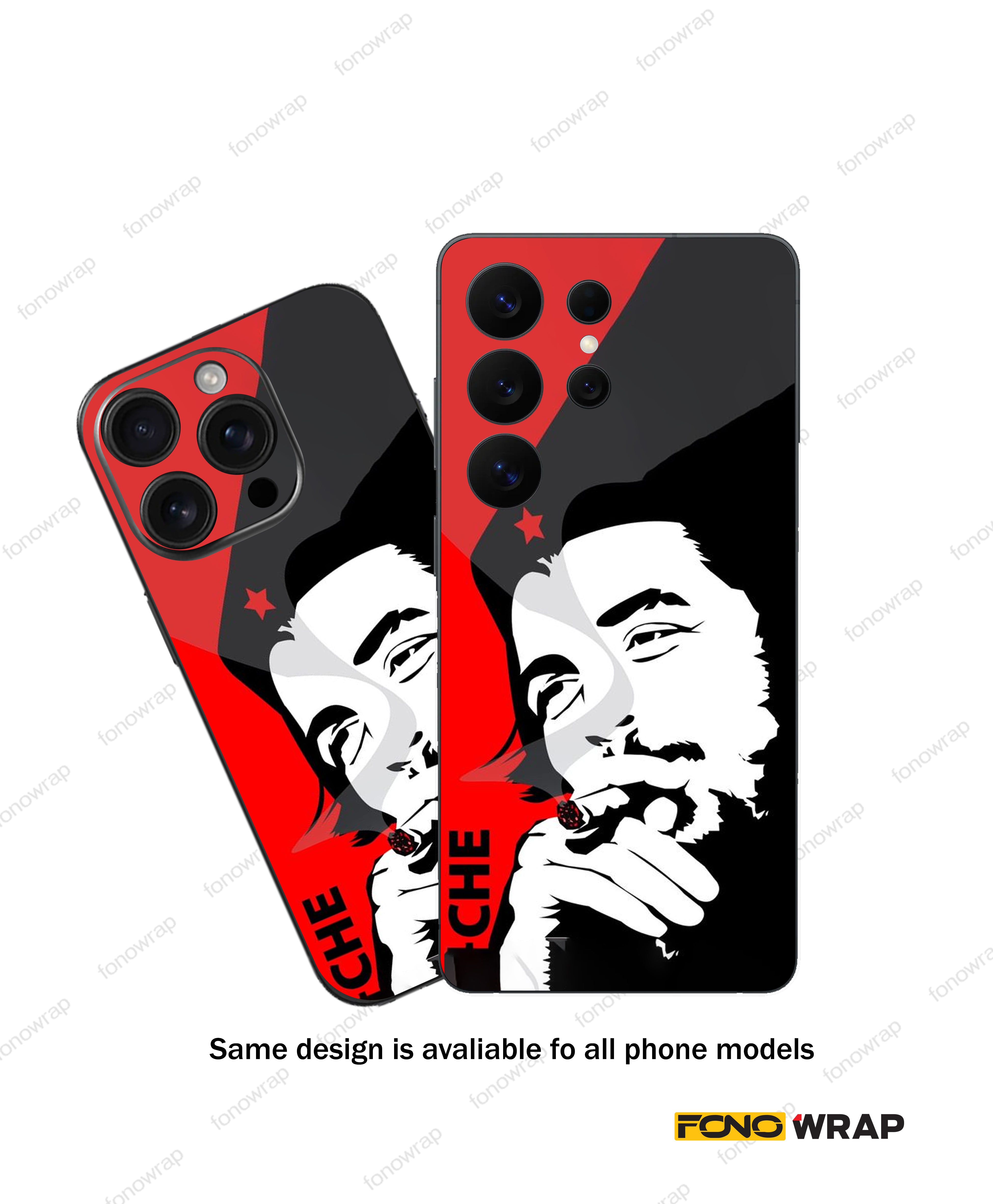 Che Guevara 3D Embossed Mobile Skin