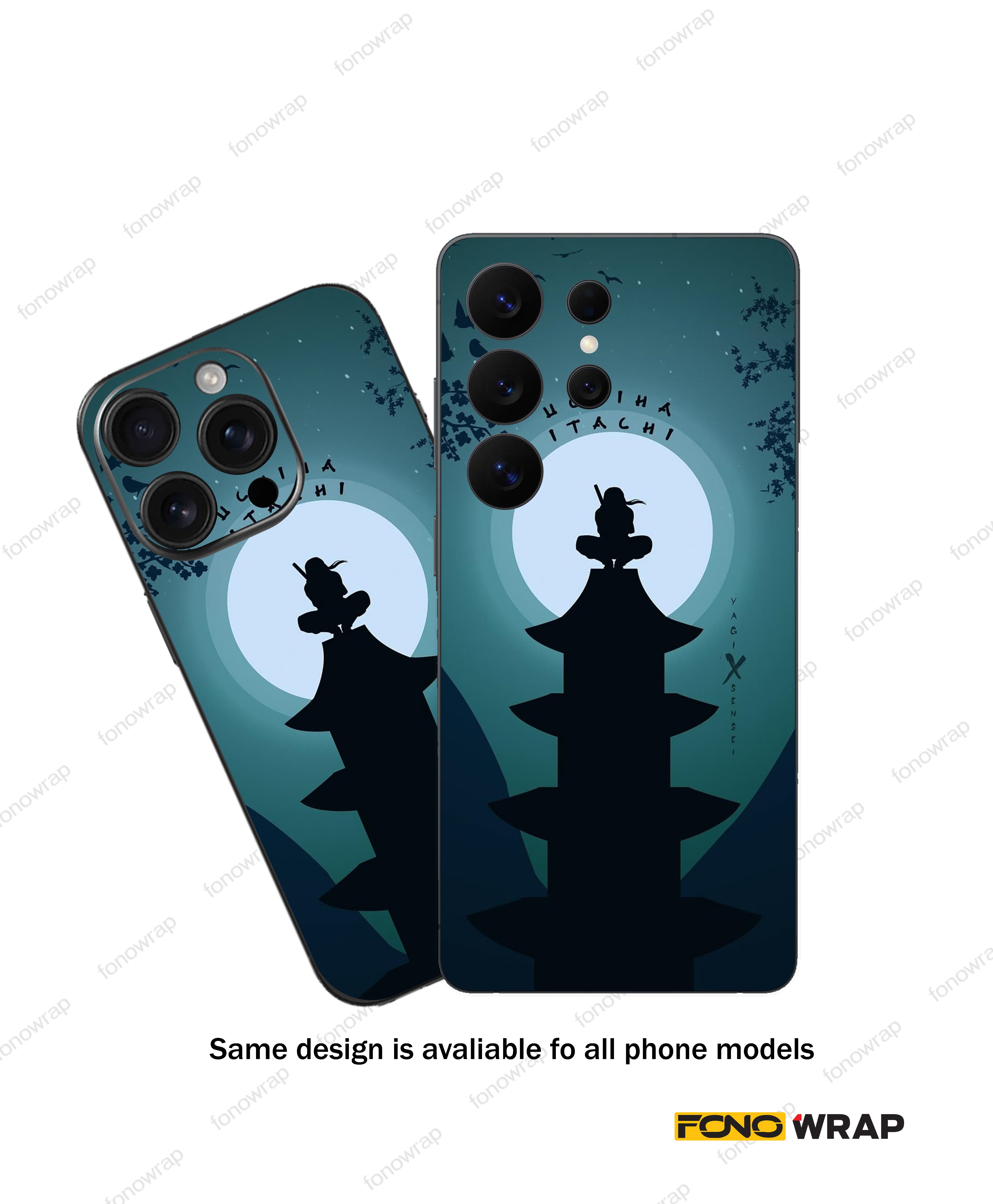 Uchiha itachi 3D Embossed Mobile Skin