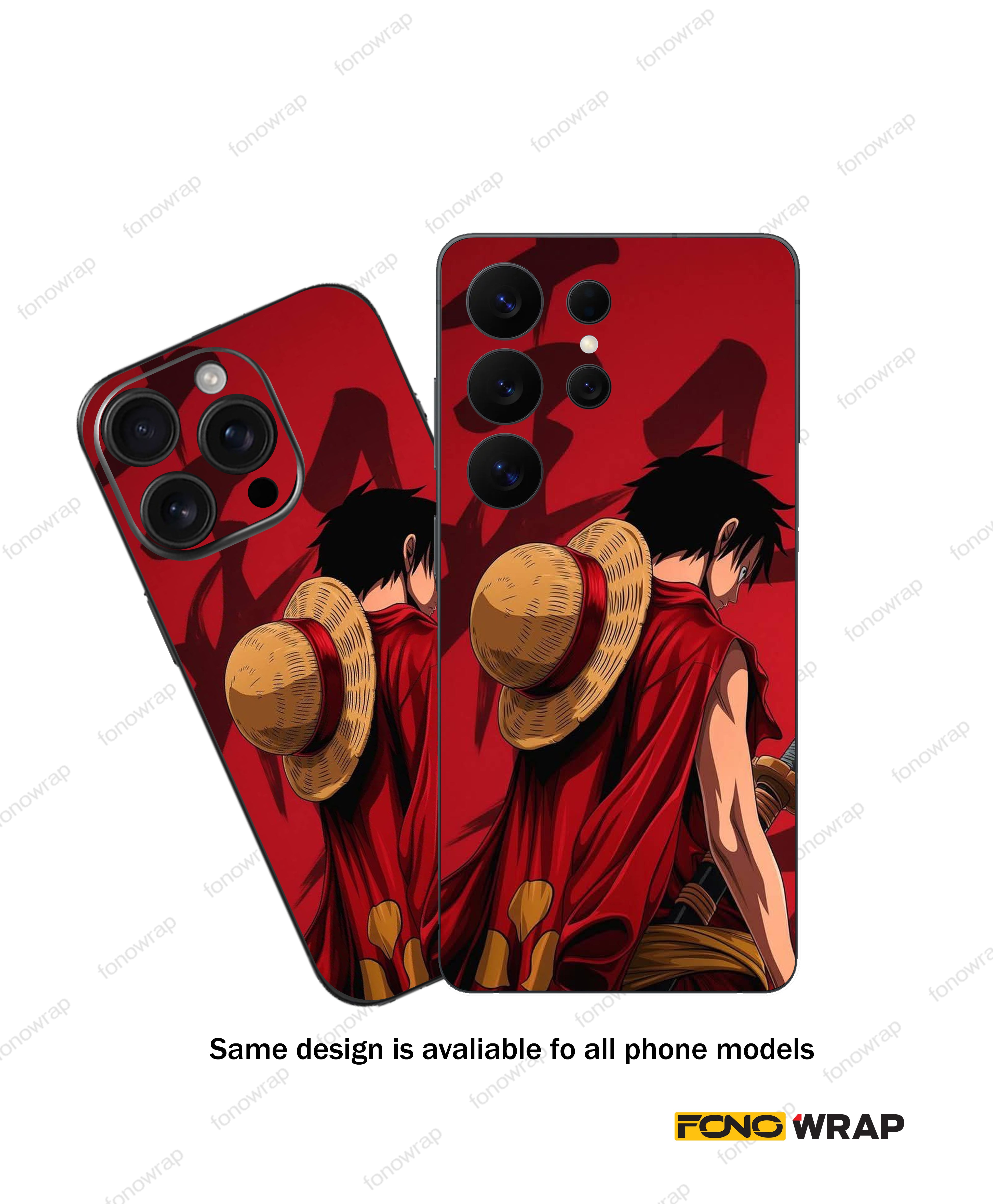 Luffy 3D Embossed Mobile Skin