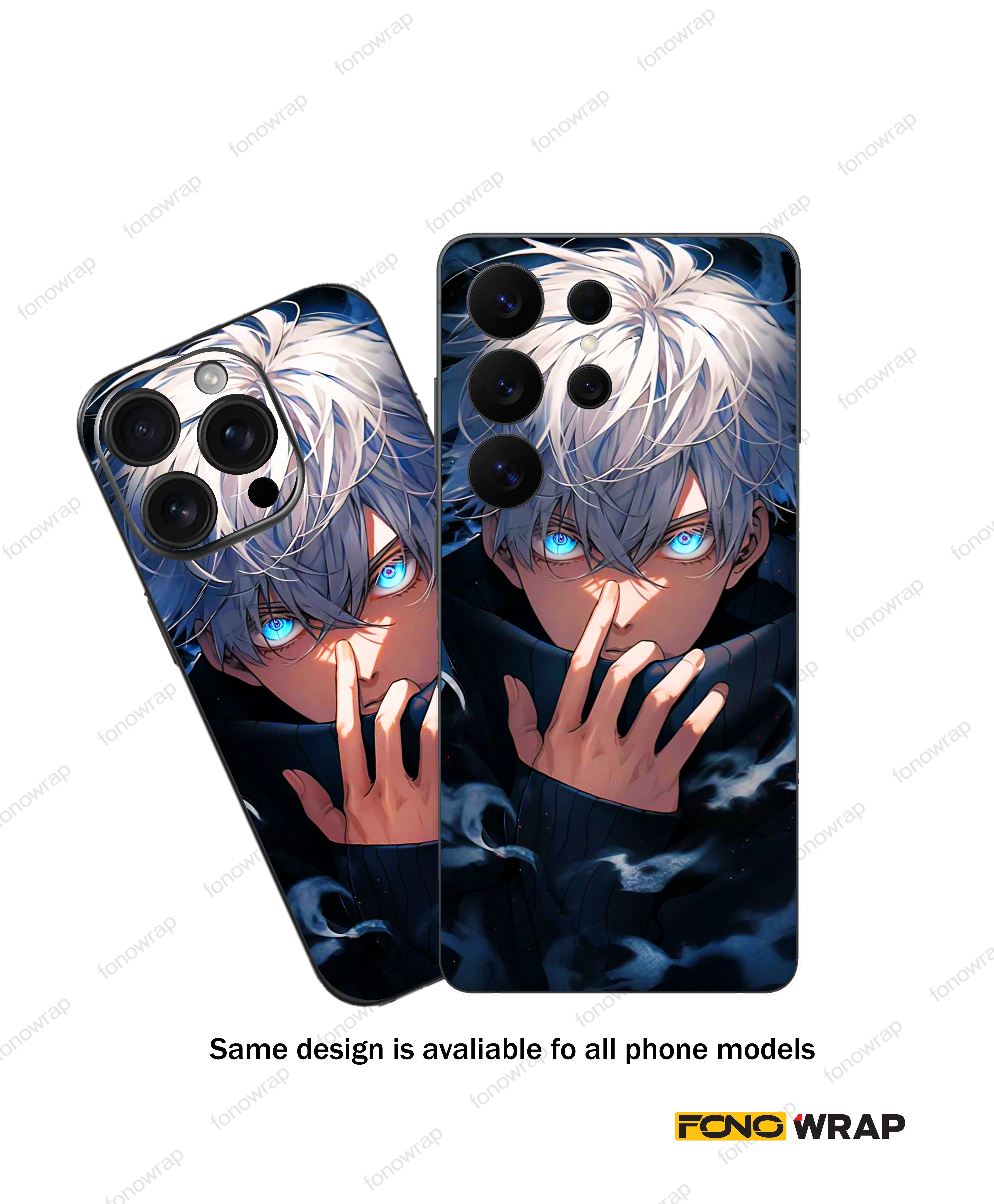 Gojo Satoru 3D Embossed Mobile Skin