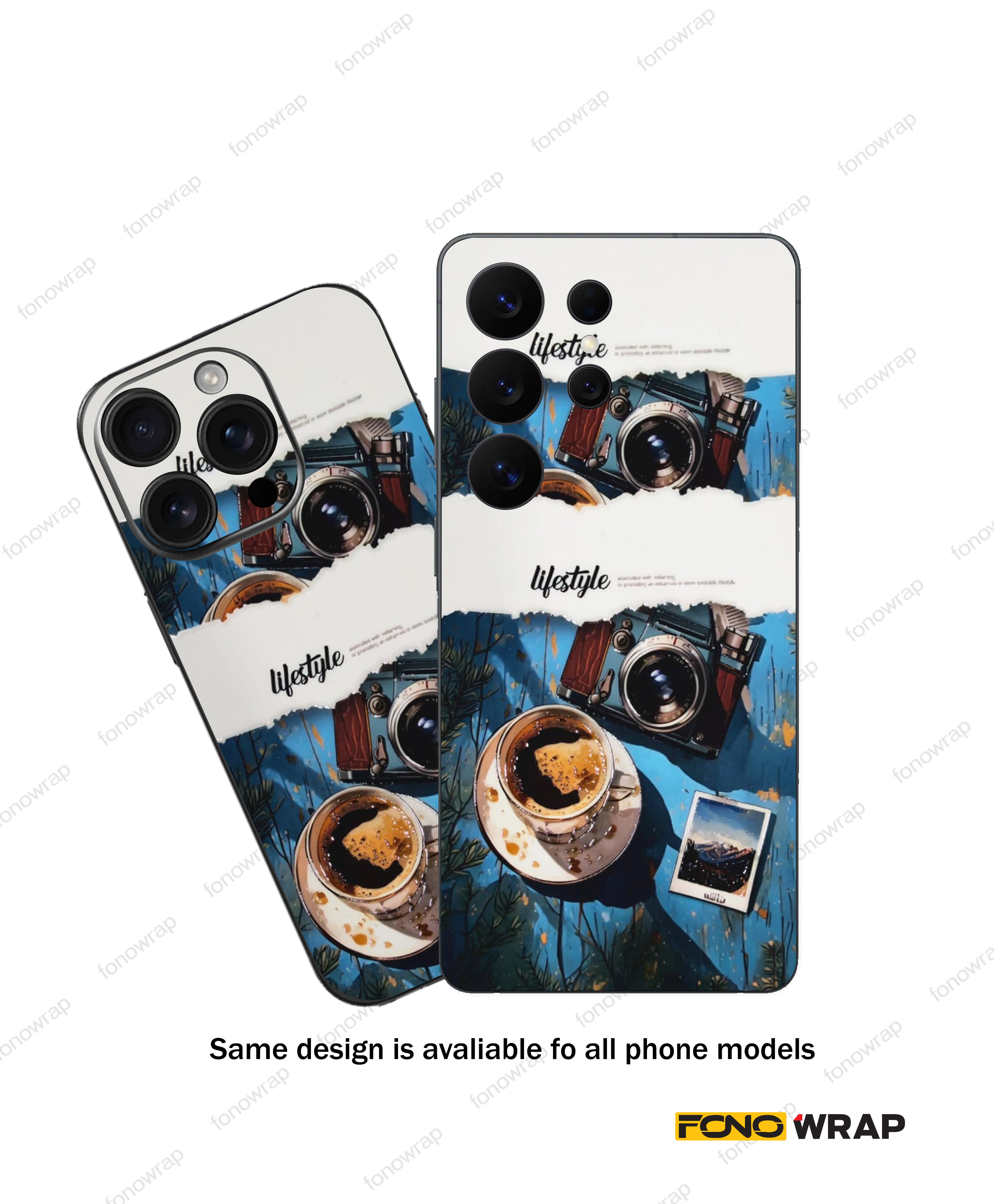 Vintage Camera 3D Embossed Mobile Skin
