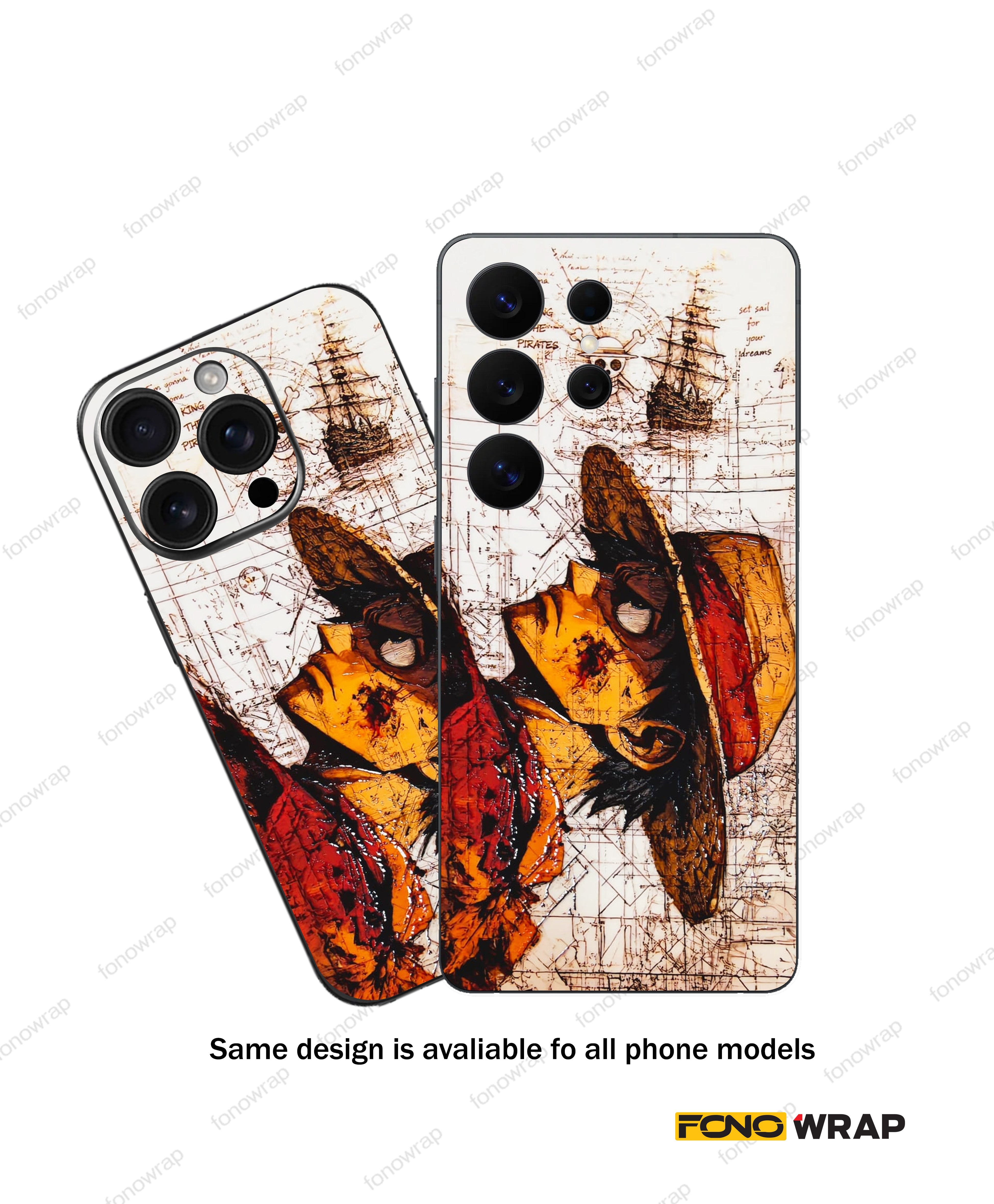 Luffy 1 3D Embossed Mobile Skin